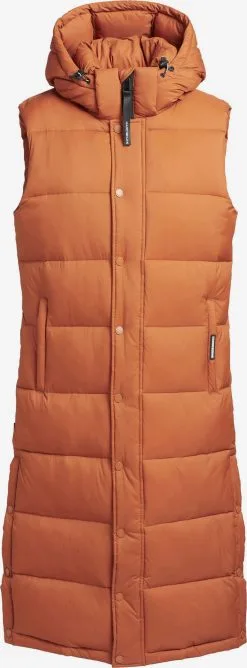 Khujo Bodywarmers Bodywarmer Magneta Dames Oranje