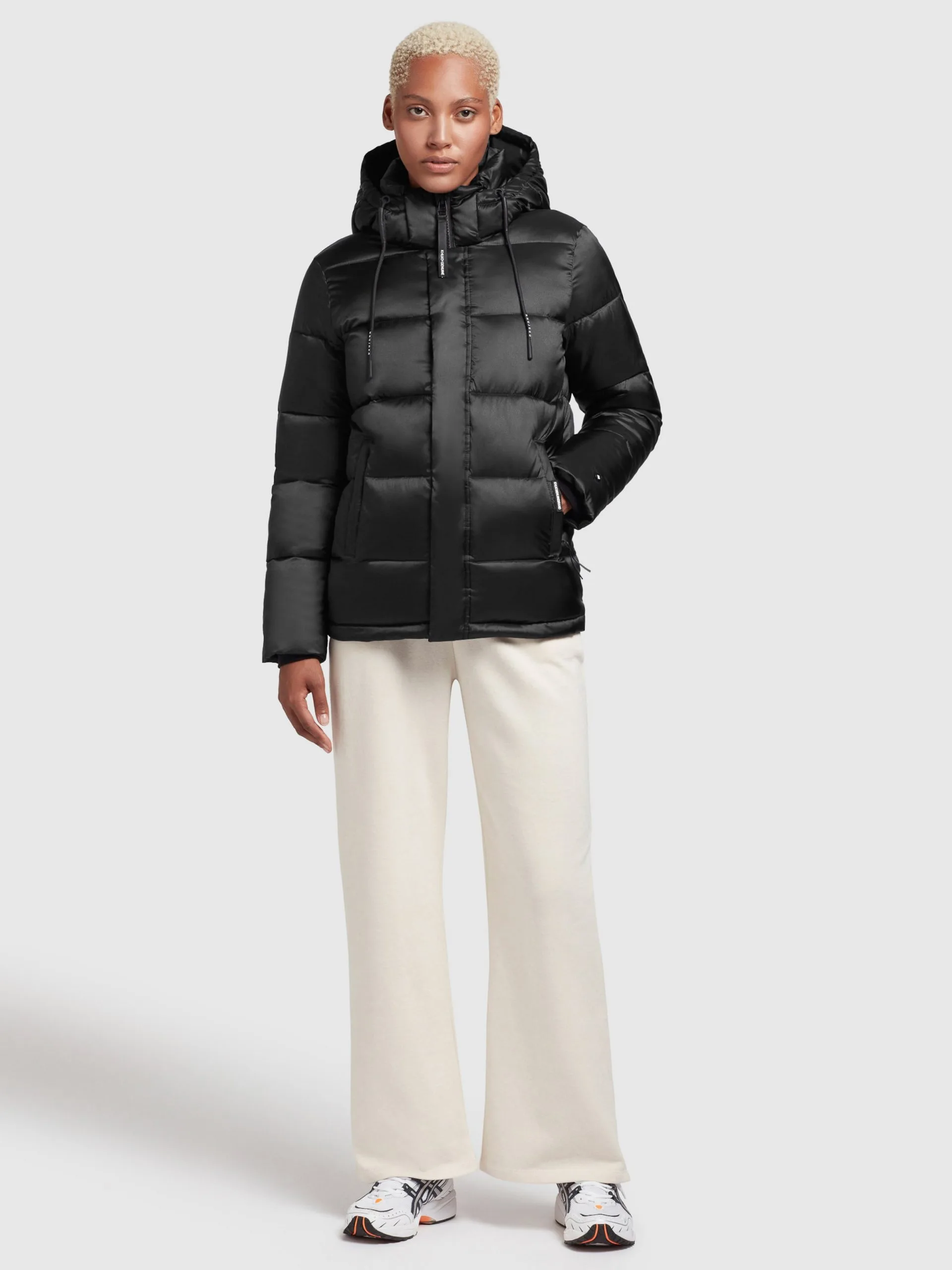 Khujo Winterjassen Winterjas Evona Dames Zwart - Afbeelding 3