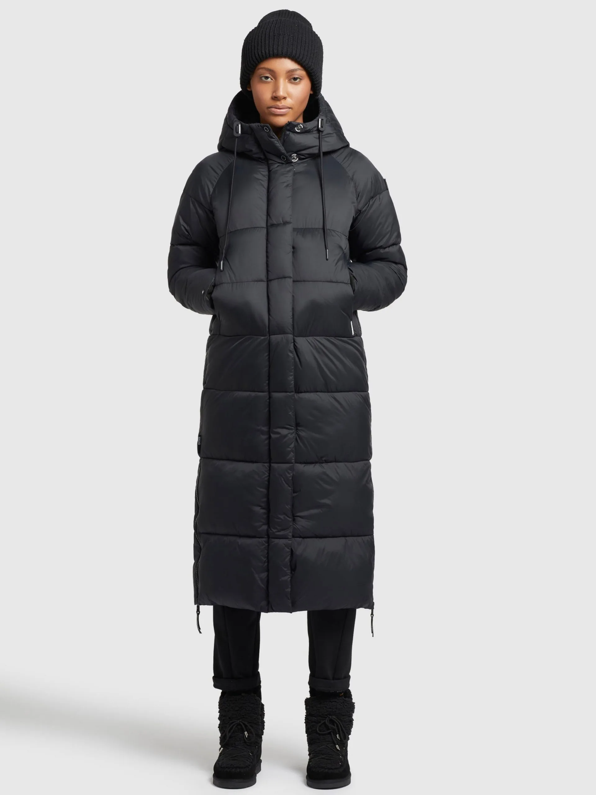 Khujo Wintermantels Wintermantel LAMERA Dames Zwart - Afbeelding 2