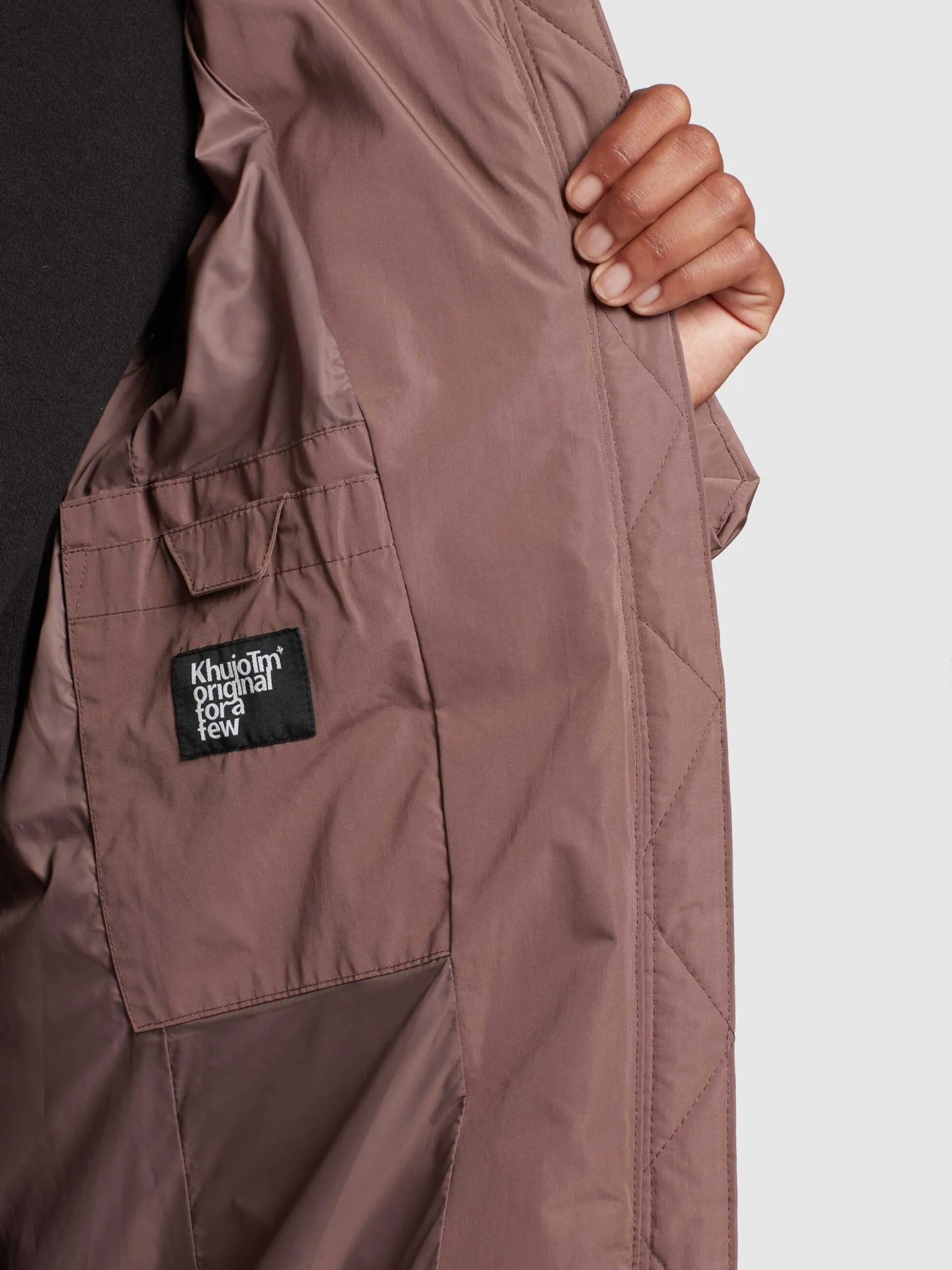 Khujo Wintermantels Wintermantel Ayleena Dames Chamois - Afbeelding 8