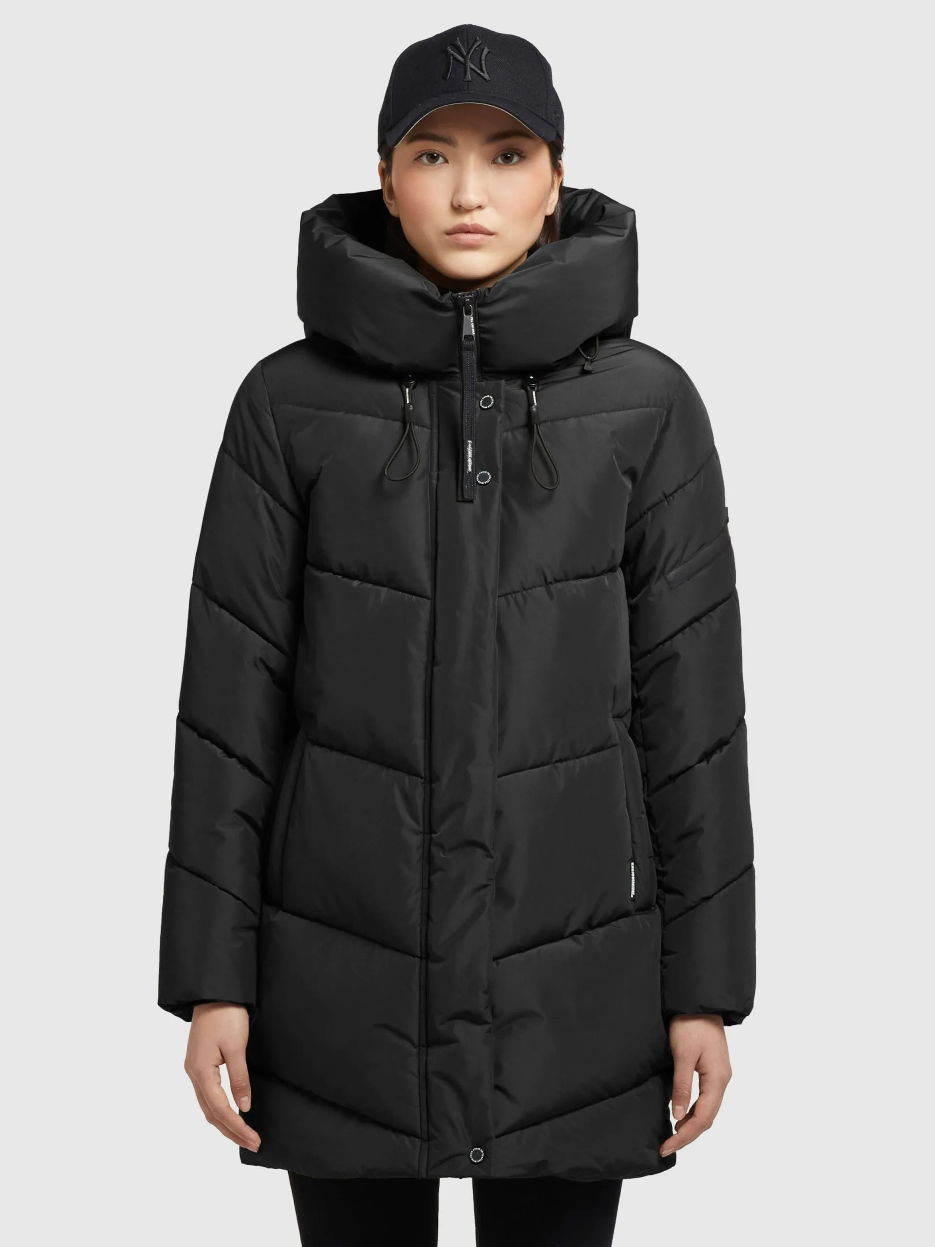 Khujo Winterjassen Winterjas Jordis 4 Dames Zwart - Afbeelding 2