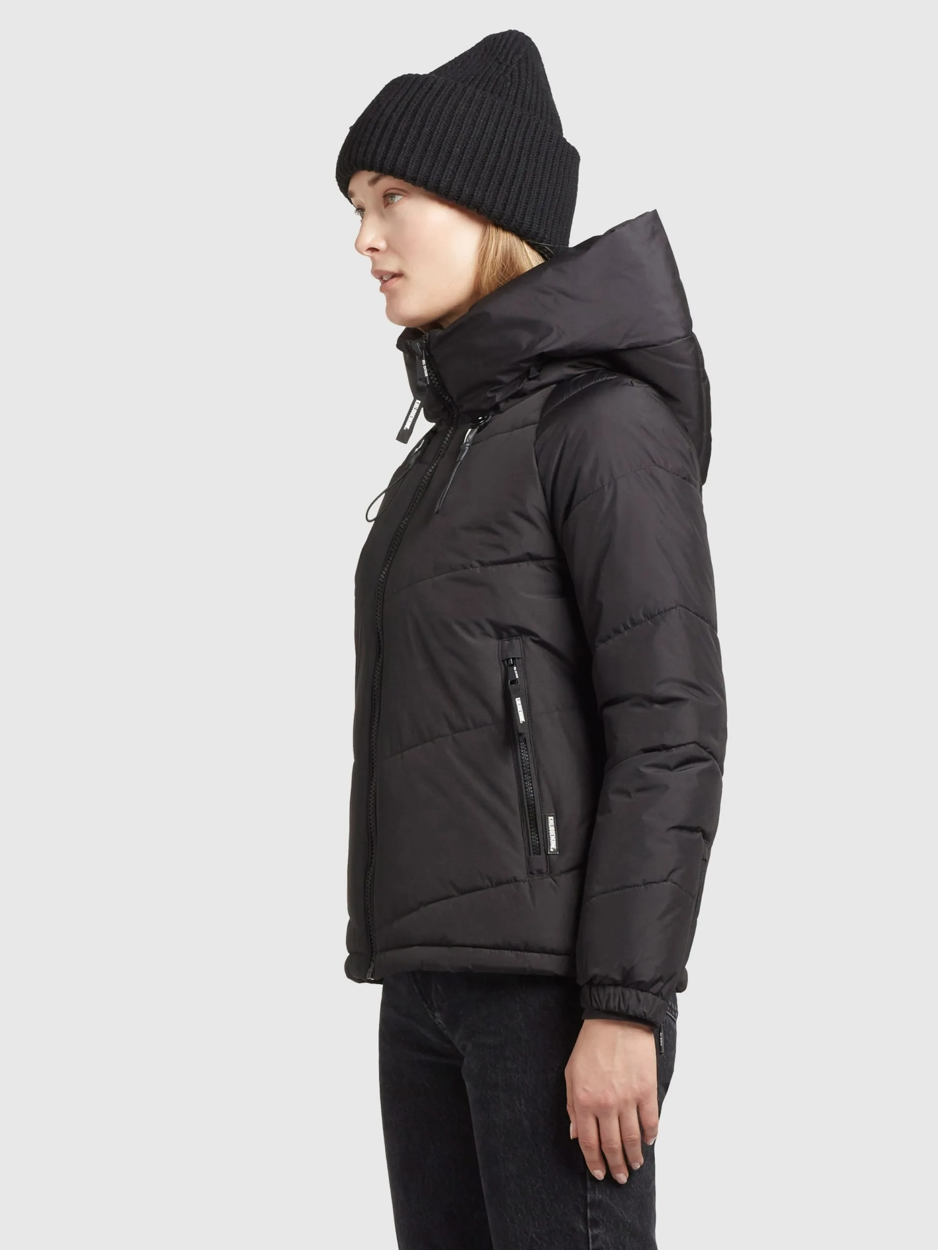 Khujo Winterjassen Winterjas Esila Dames Zwart - Afbeelding 5