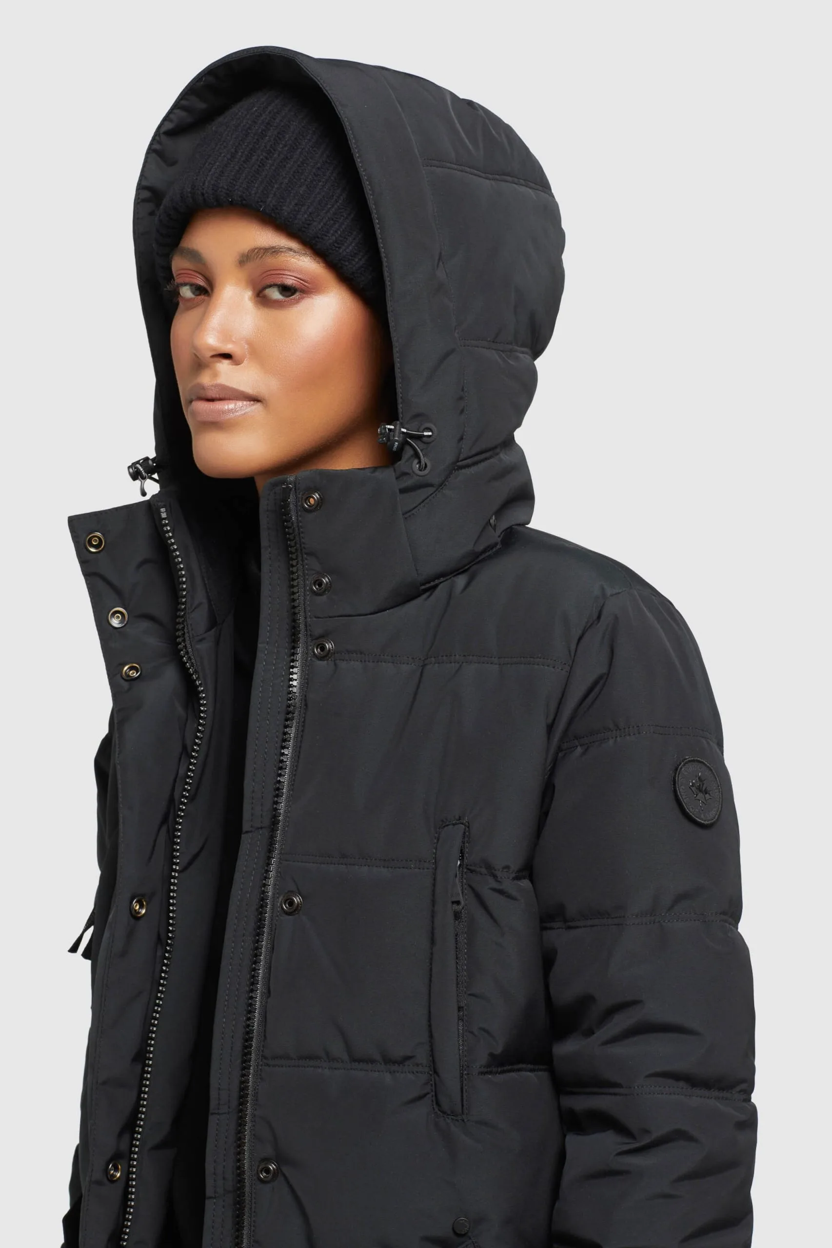 Khujo Wintermantels Wintermantel Kleo Dames Zwart - Afbeelding 7