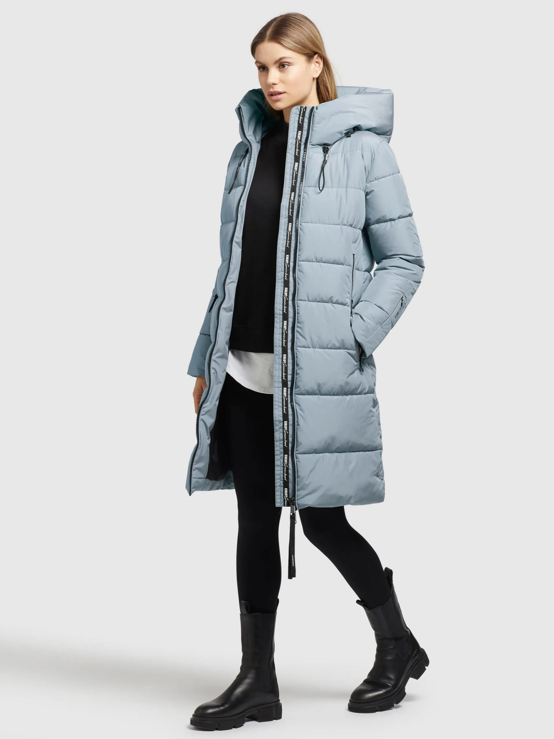 Khujo Wintermantels Wintermantel Jilias Dames Opaal - Afbeelding 6