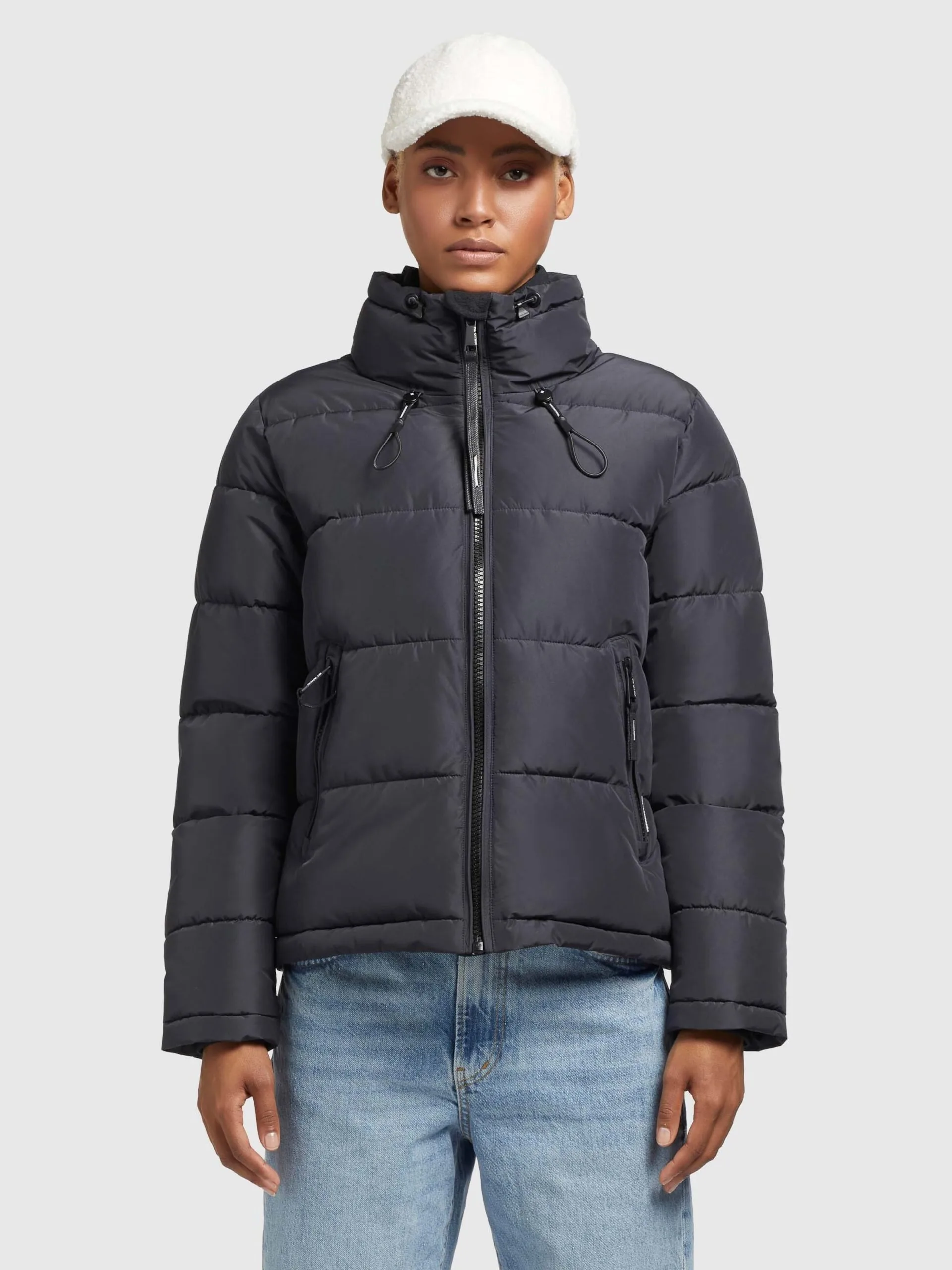 Khujo Winterjassen Winterjas Tuba 3 Dames Smoky Blue - Afbeelding 4