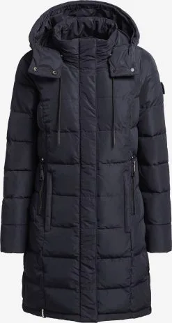 Khujo Korte Mantels Wintermantel Cups Dames Marine