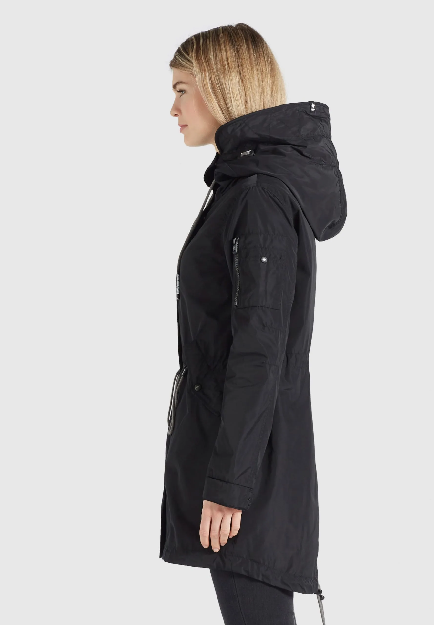 Khujo Parkas Tussenparka Catharina Dames Zwart - Afbeelding 3