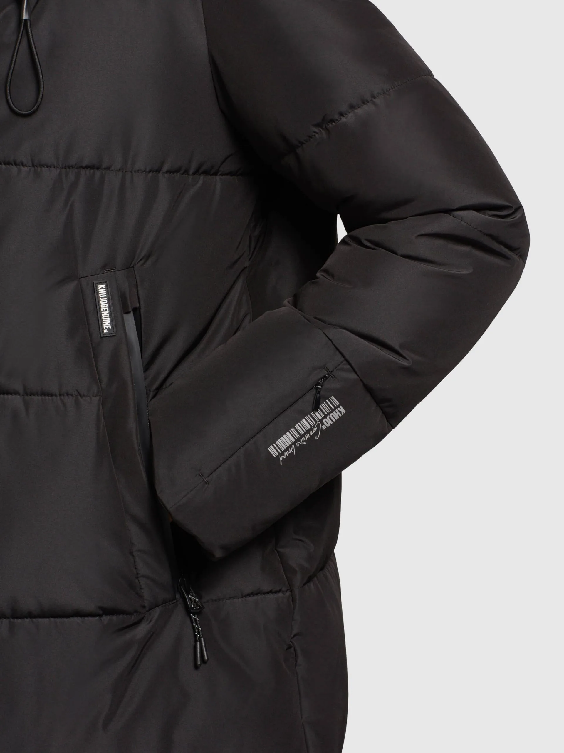 Khujo Wintermantels Wintermantel Soulani Dames Zwart - Afbeelding 8