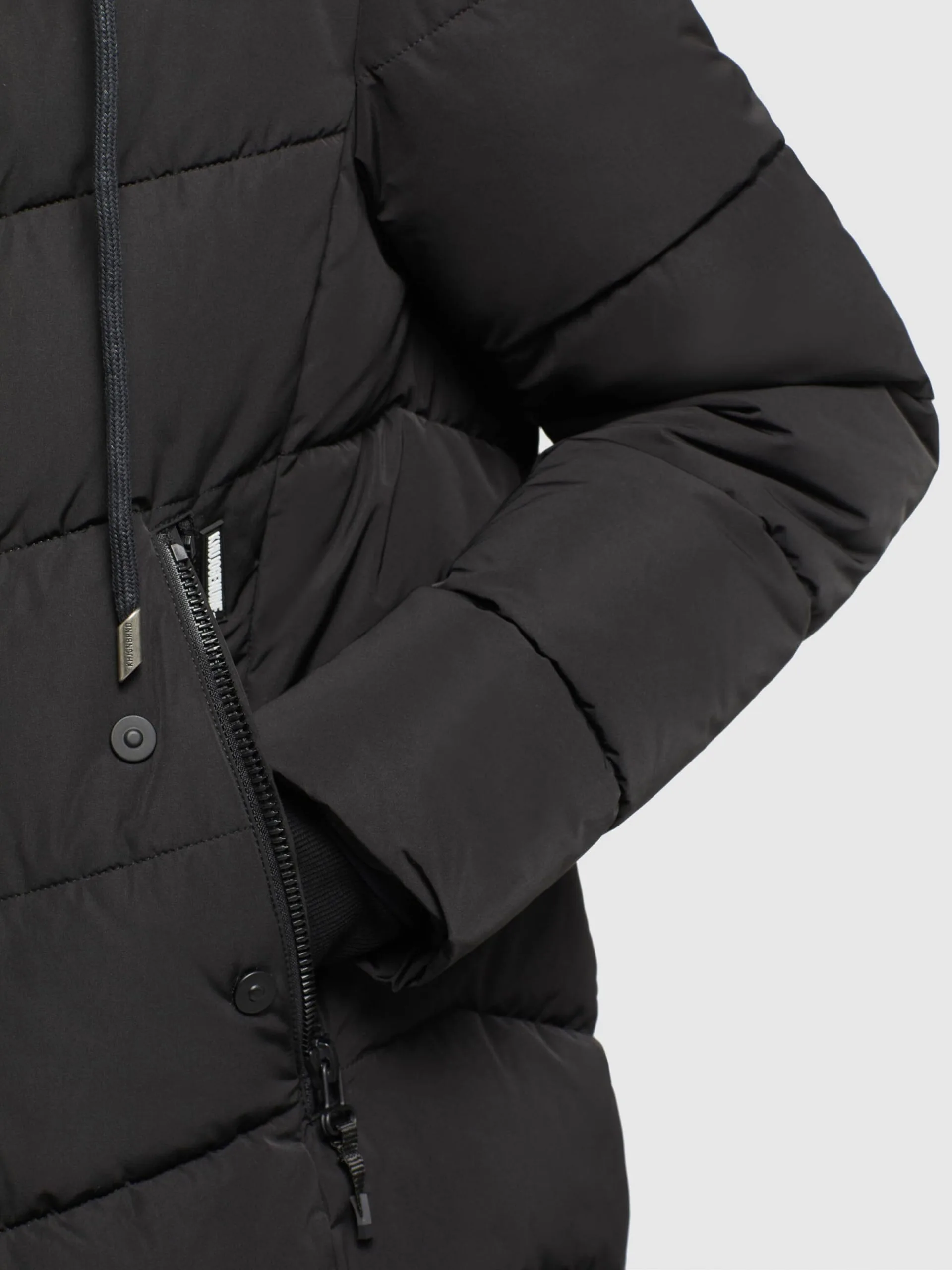 Khujo Wintermantels Wintermantel Klayd Dames Zwart - Afbeelding 2