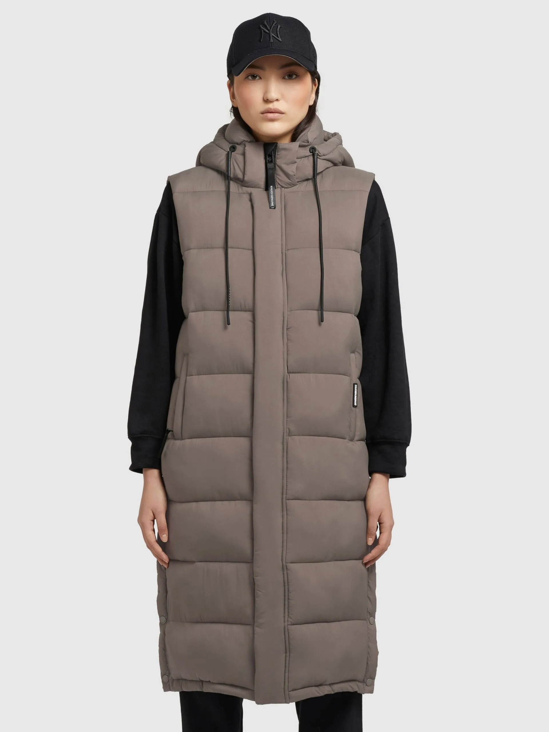 Khujo Bodywarmers Bodywarmer Tourin Dames Bruin - Afbeelding 2