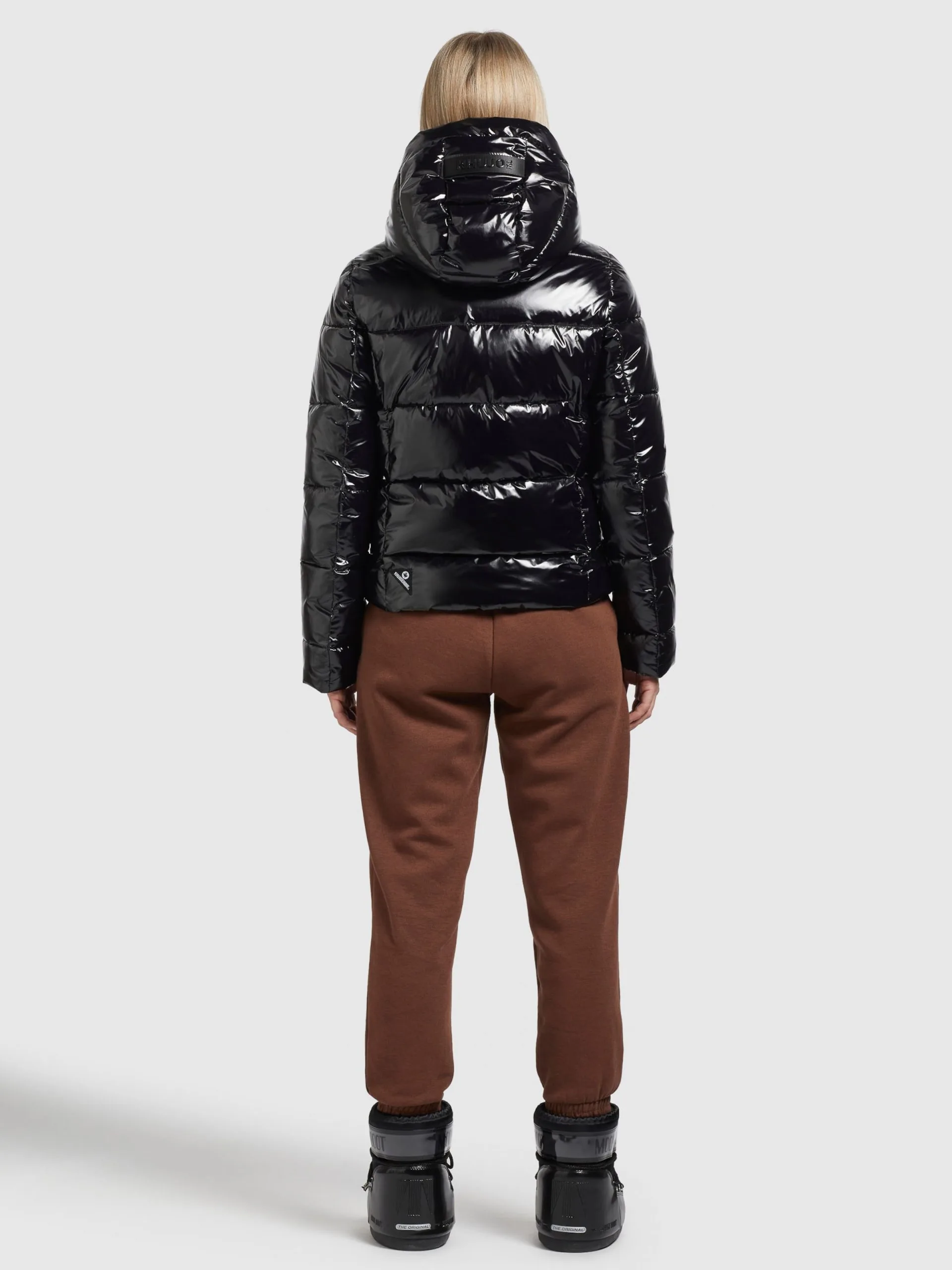 Khujo Winterjassen Winterjas Fala Dames Zwart - Afbeelding 4