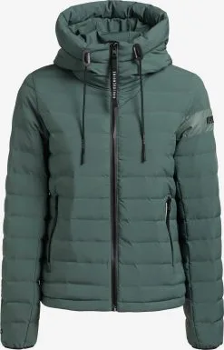 Khujo Tussenjassen Tussenjas Lovina4 Matt Dames Smaragd