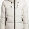 Khujo Winterjassen Winterjas Tuba Dames Offwhite
