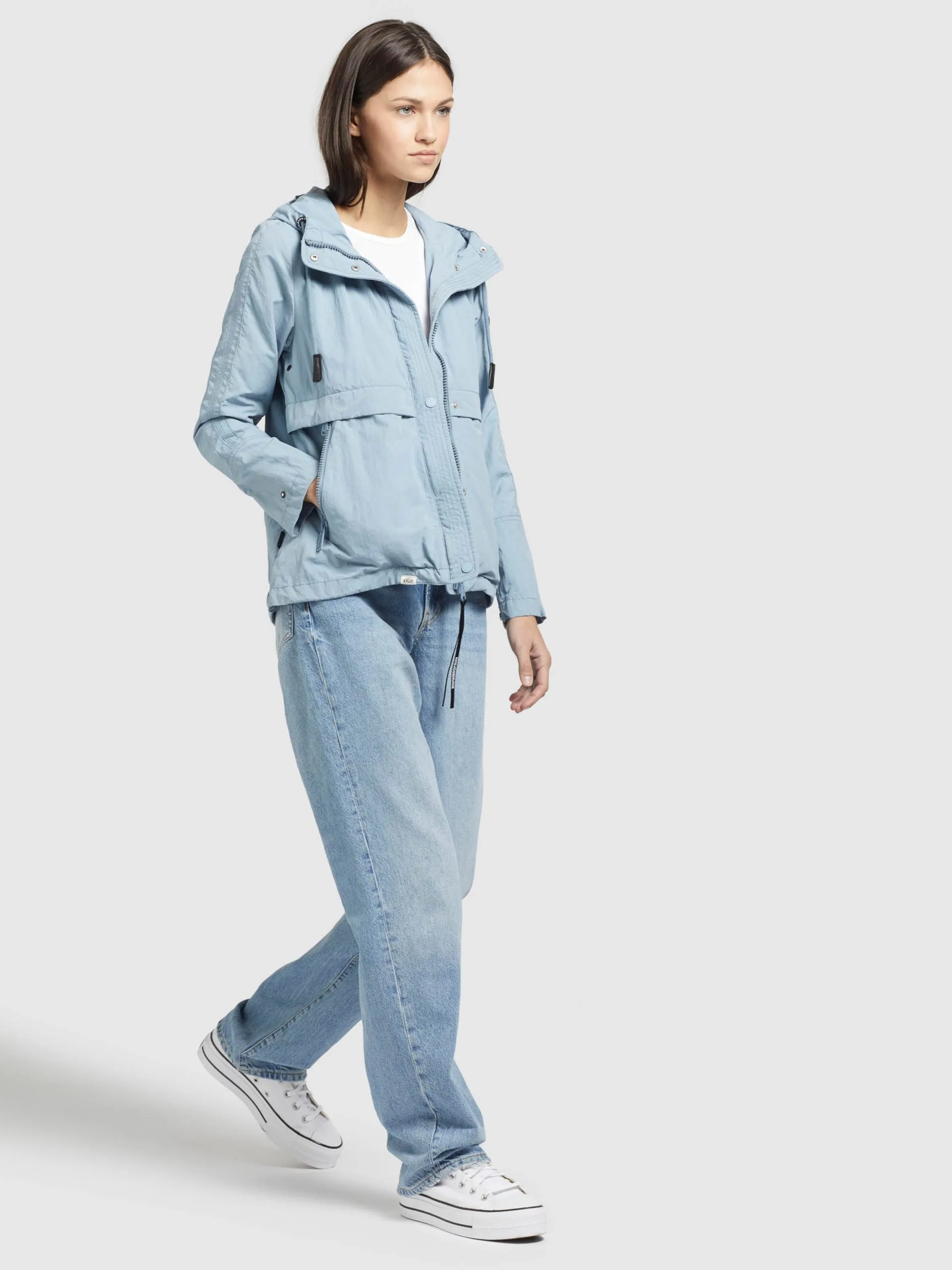 Khujo Tussenjassen Tussenjas ZAHIRA3 Dames Lichtblauw - Afbeelding 5