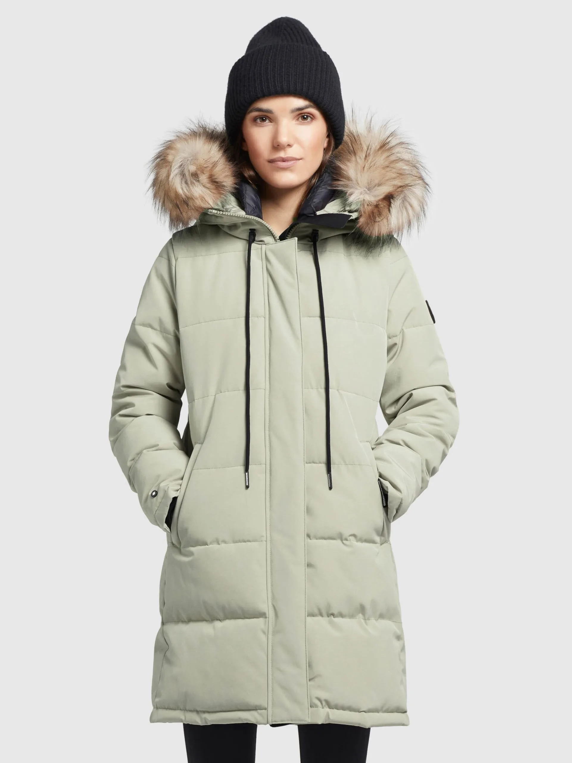 Khujo Wintermantels Wintermantel Cloren Dames Mintgroen - Afbeelding 2