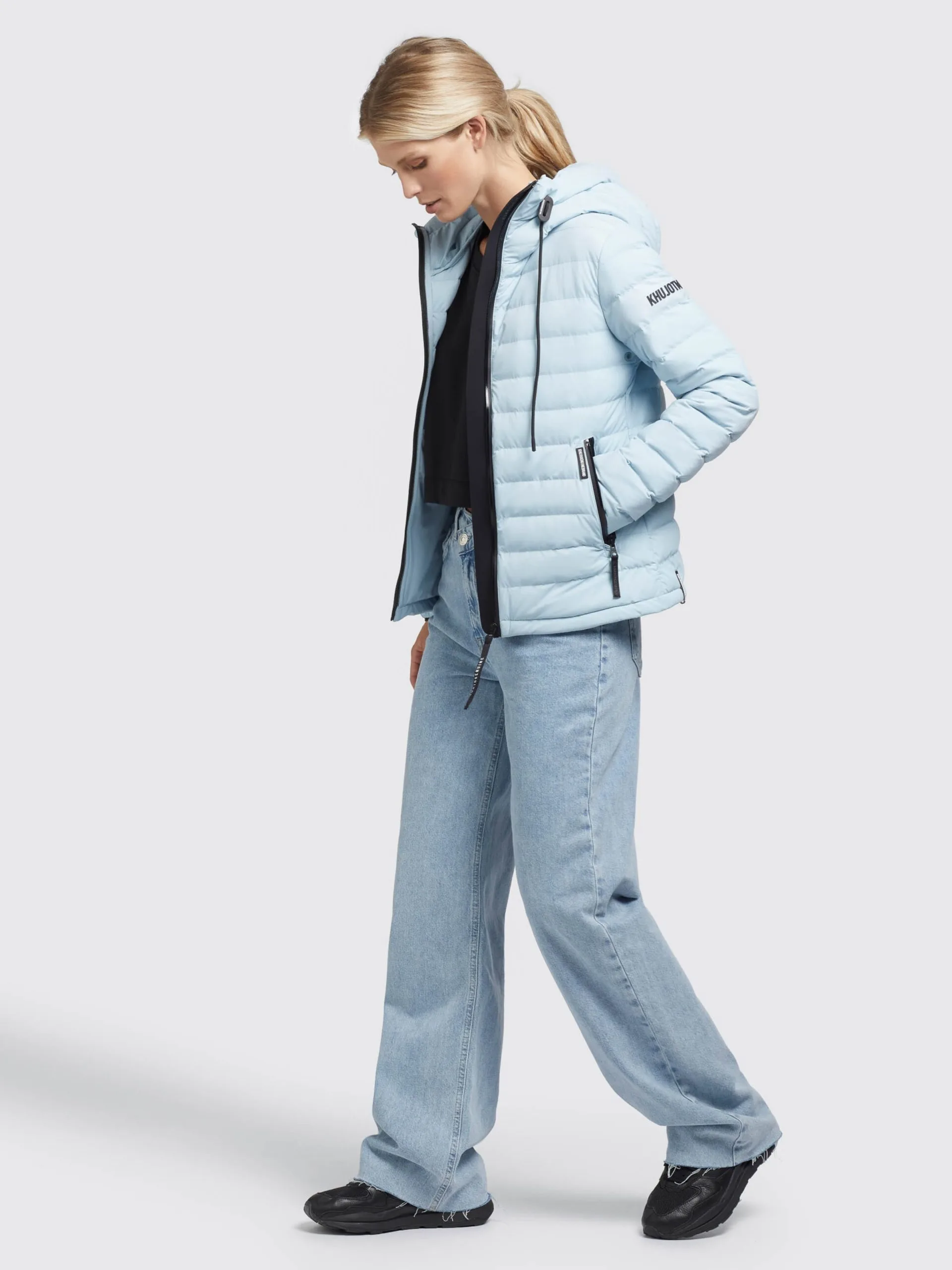 Khujo Tussenjassen Tussenjas LOVINA4 MATT Dames Lichtblauw - Afbeelding 6