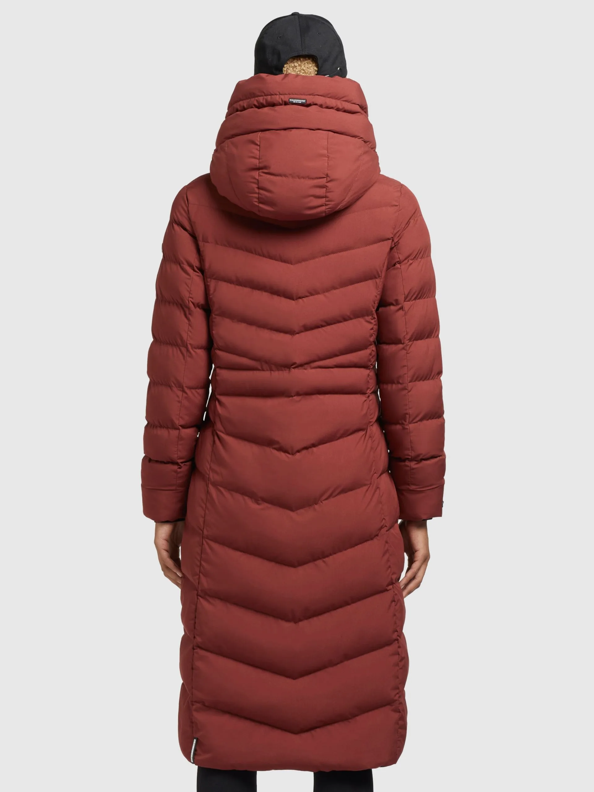 Khujo Wintermantels Wintermantel Ingram Dames Roestrood - Afbeelding 3