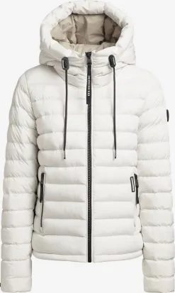 Khujo Tussenjassen Tussenjas Lovina Dames Wit