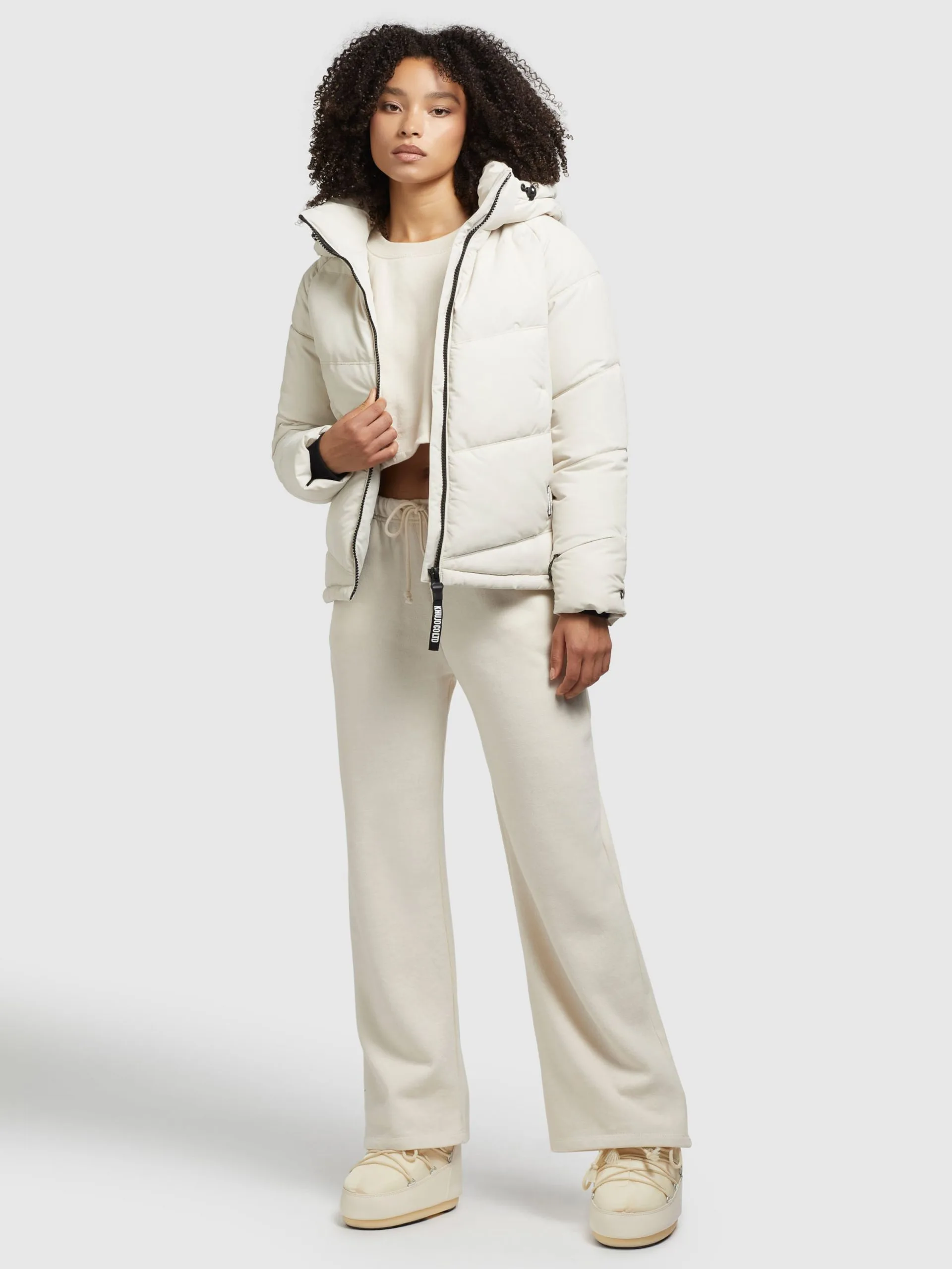 Khujo Winterjassen Winterjas Monty 2 Dames Offwhite - Afbeelding 6