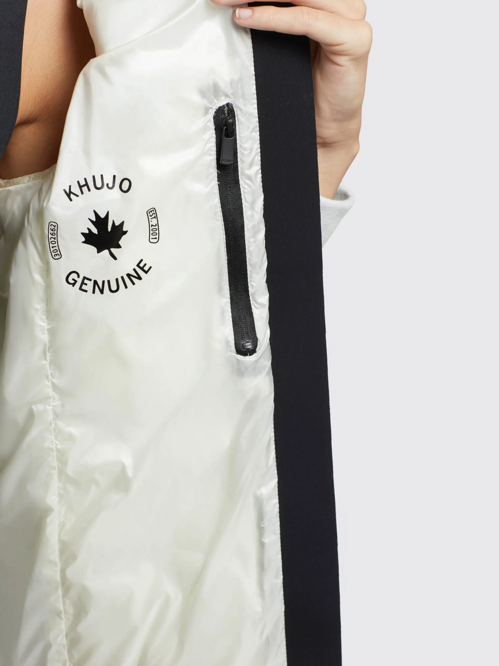 Khujo Tussenjassen Tussenjas Maude Dames Natuurwit - Afbeelding 7