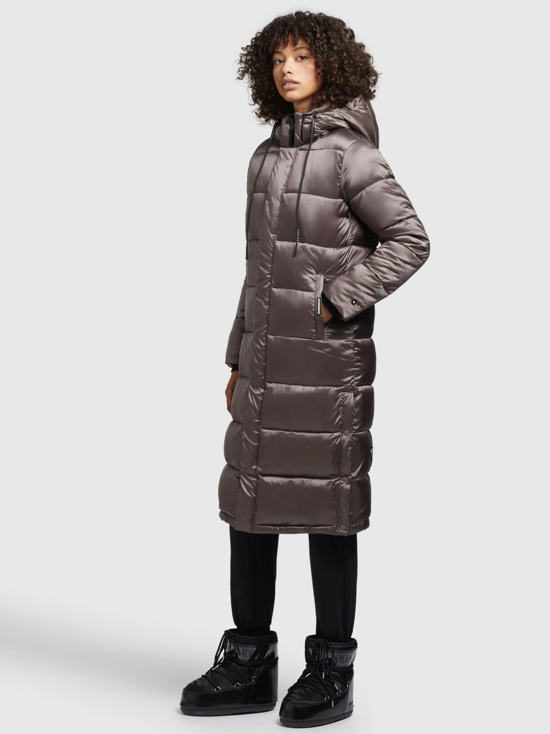 Khujo Wintermantels Wintermantel Julina Dames Taupe - Afbeelding 5