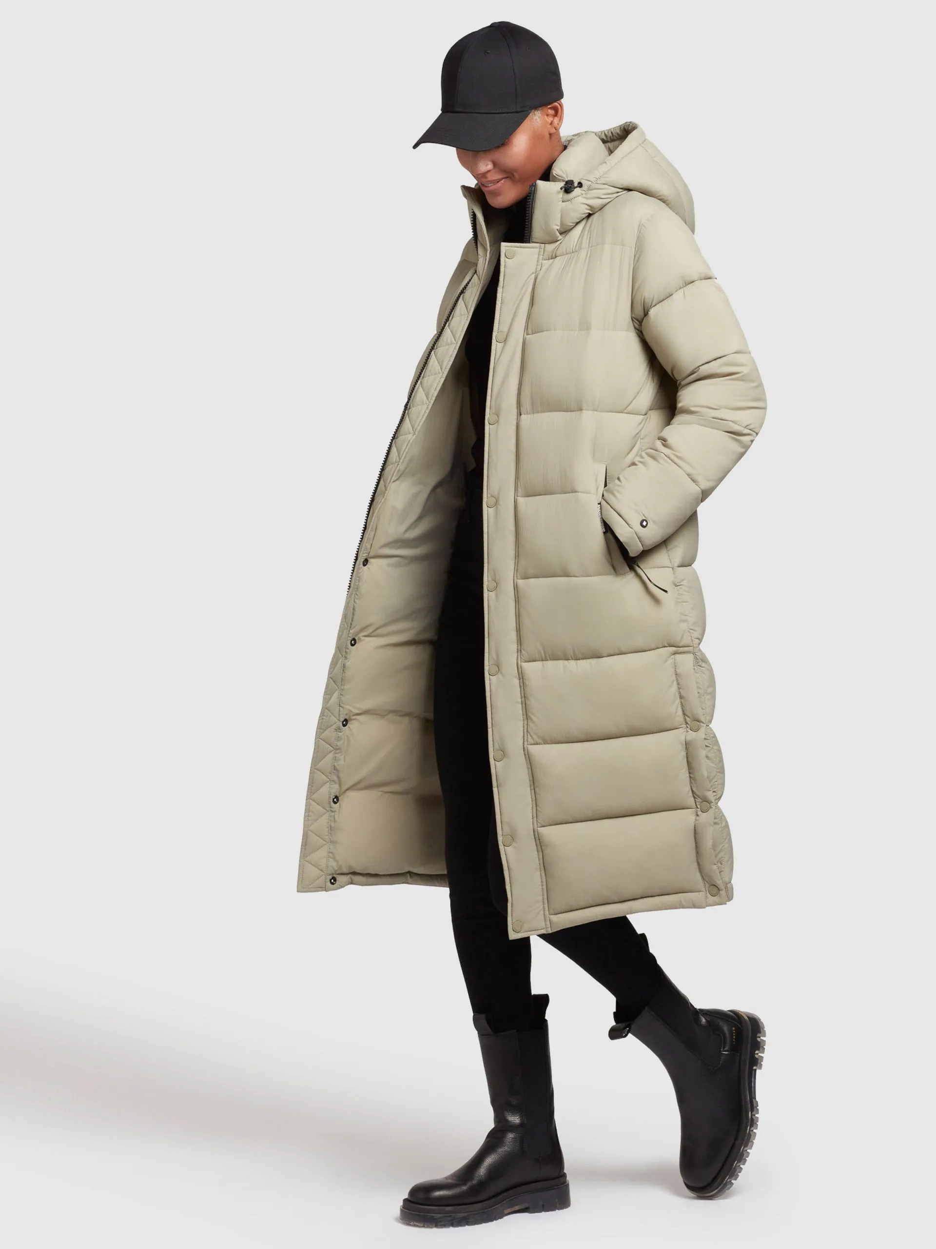 Khujo Wintermantels Wintermantel Corinna Dames Mintgroen - Afbeelding 3