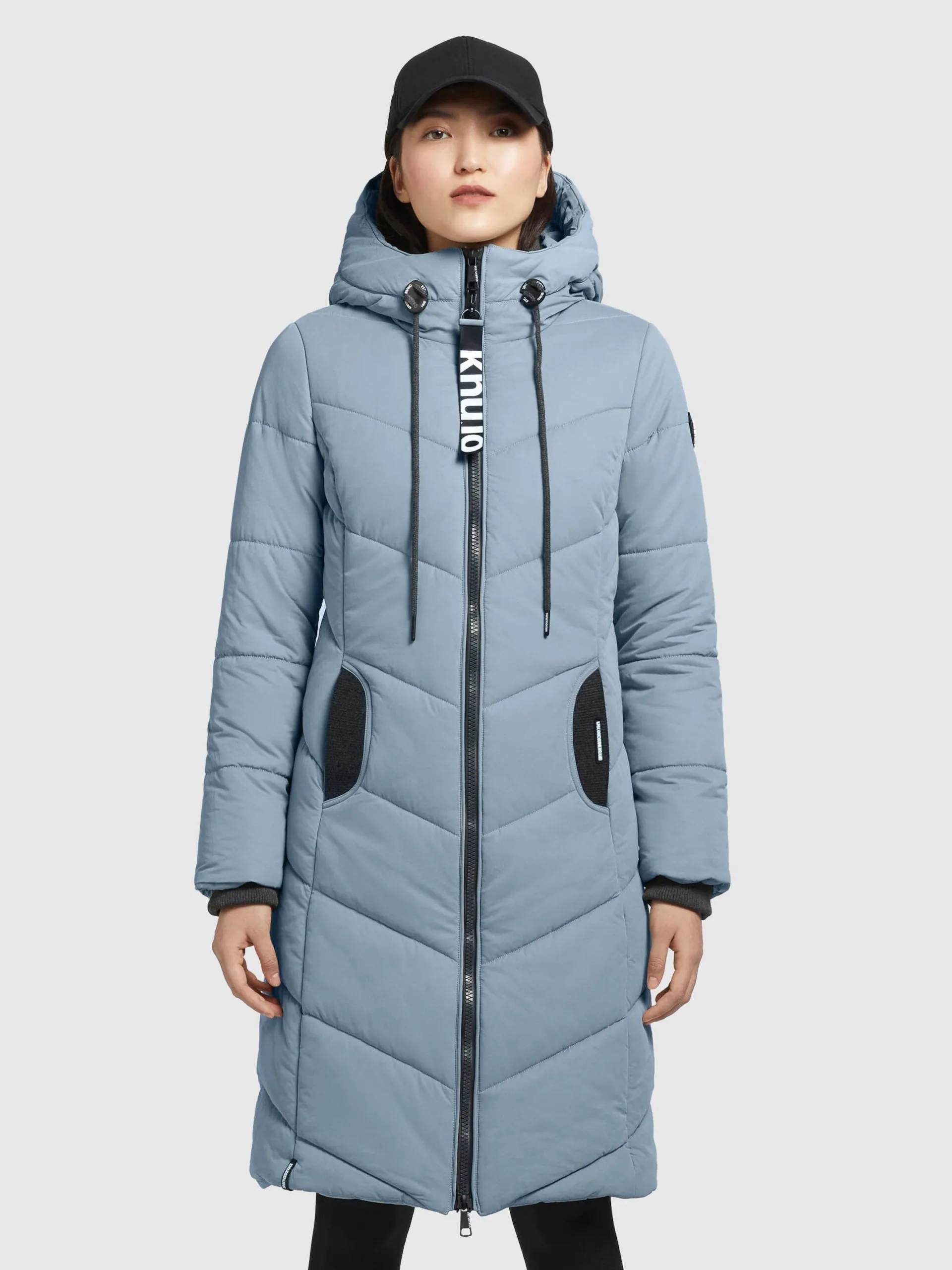 Khujo Wintermantels Wintermantel Aribay 3 Dames Duifblauw - Afbeelding 2