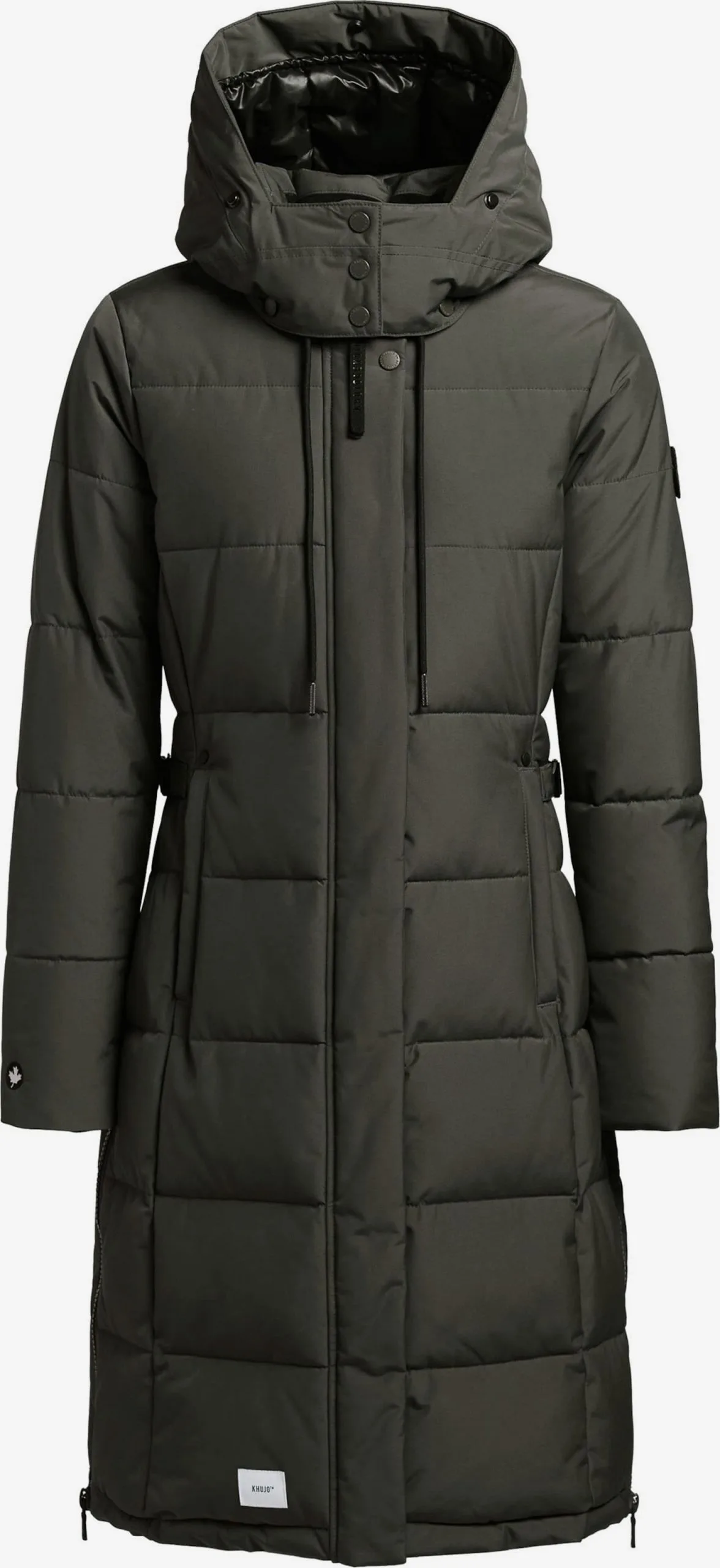 Khujo Wintermantels Wintermantel Cliv Dames Donkergroen