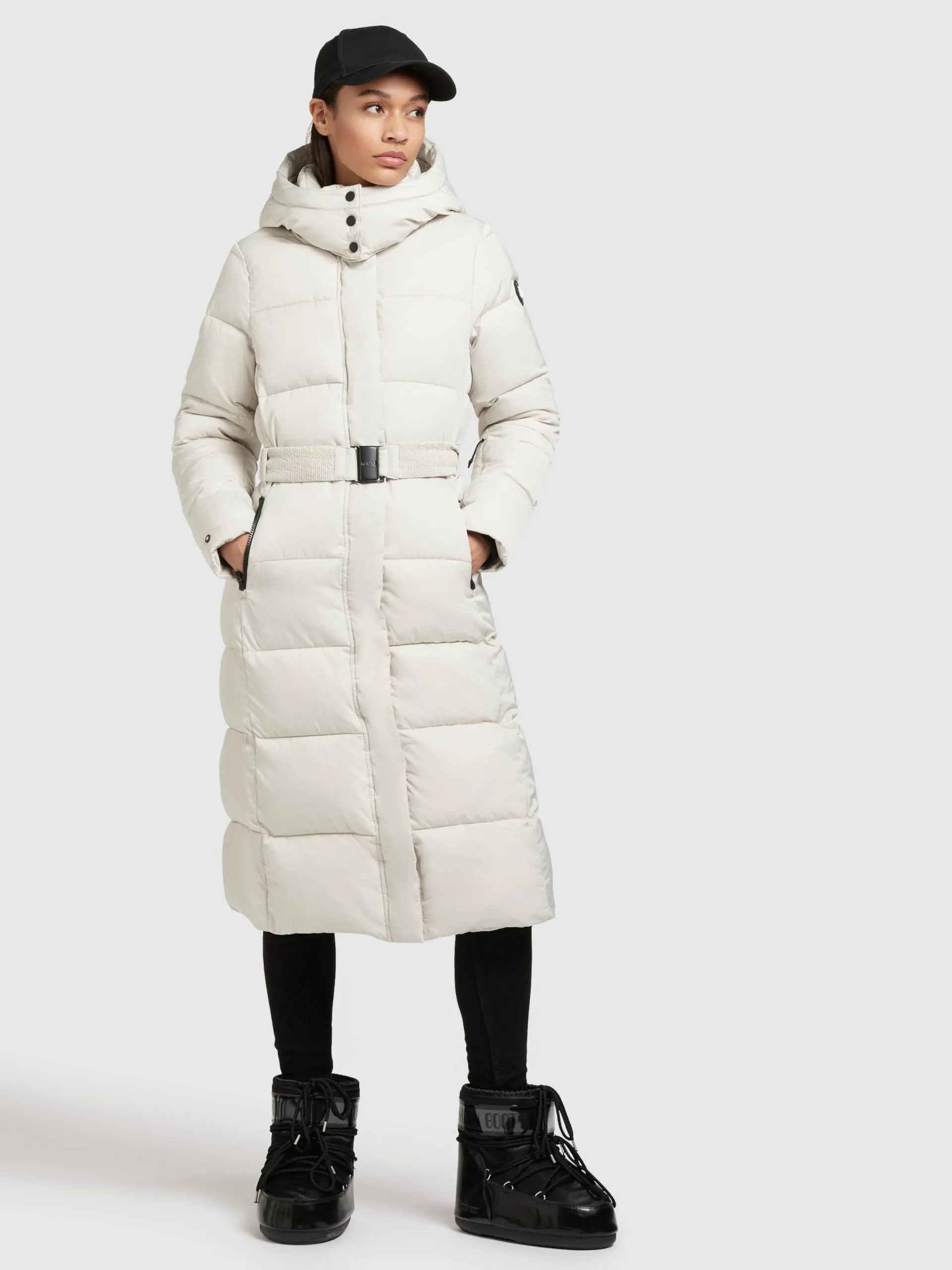 Khujo Wintermantels Wintermantel Dames Offwhite - Afbeelding 2