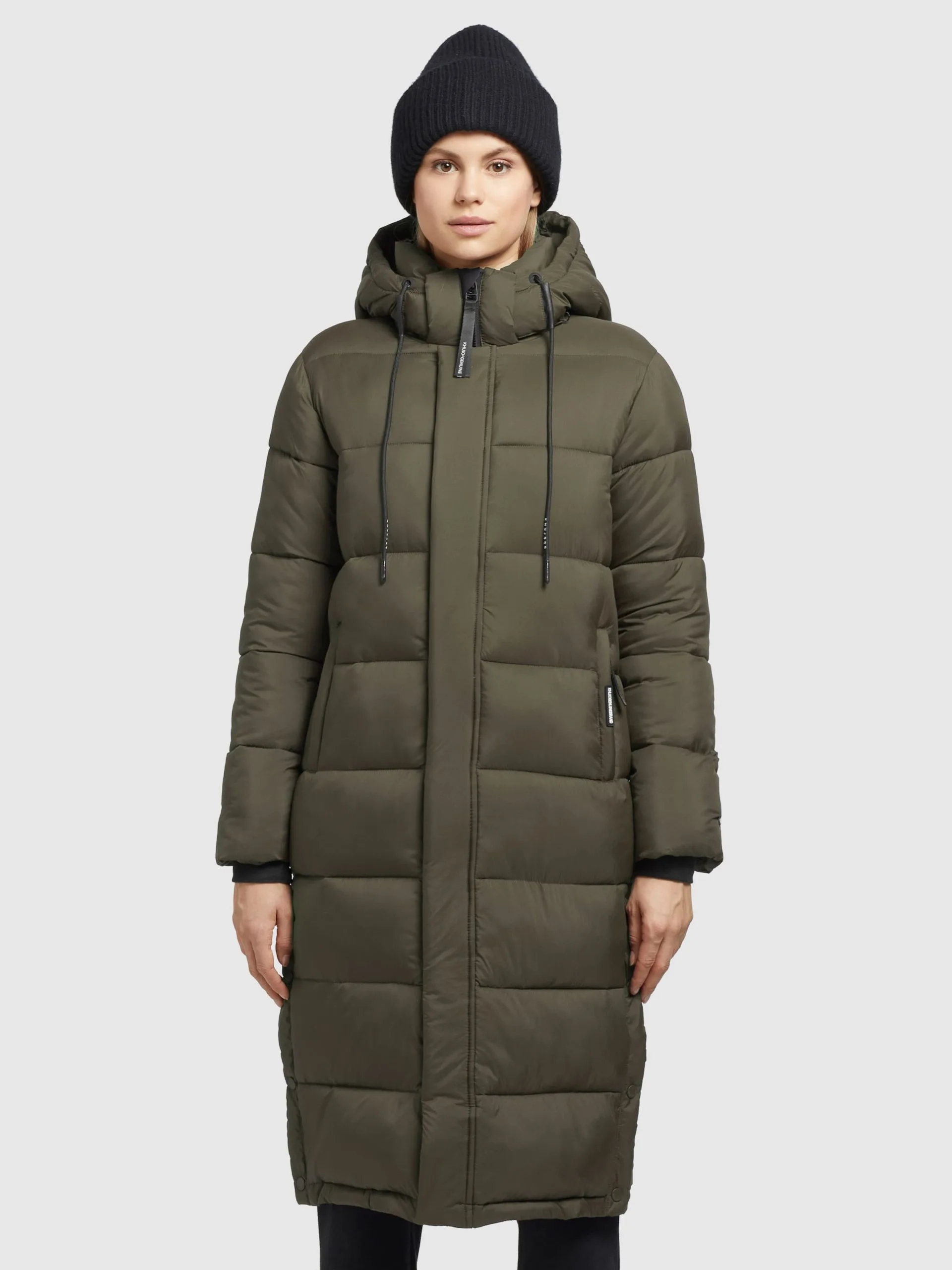 Khujo Wintermantels Wintermantel Julina Dames Kaki - Afbeelding 2