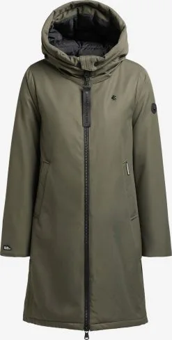 Khujo Tussenmantels Tussenmantel LISAD Dames Kaki