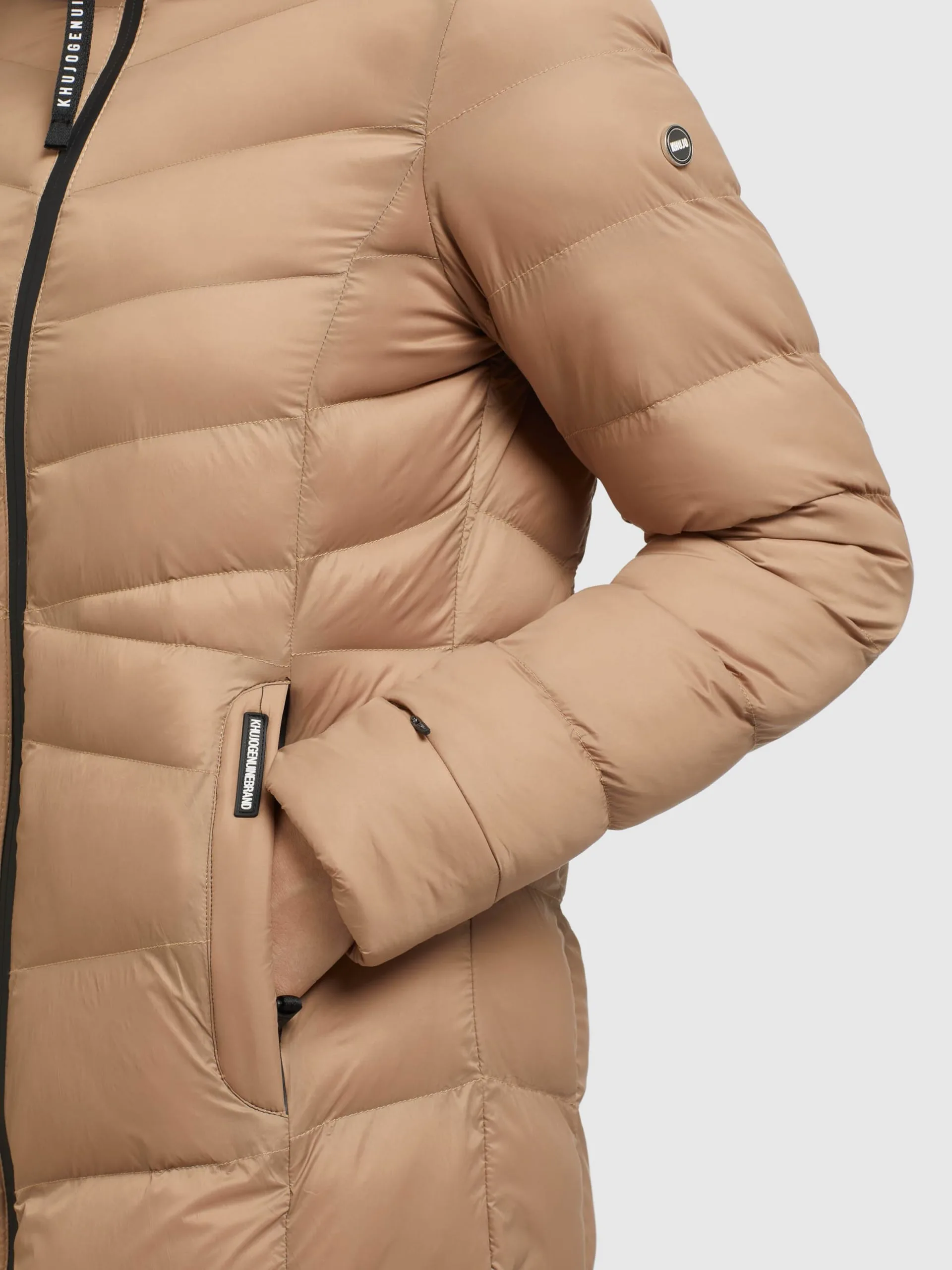 Khujo Wintermantels Wintermantel Ingram 2 Dames Donkerbeige - Afbeelding 8