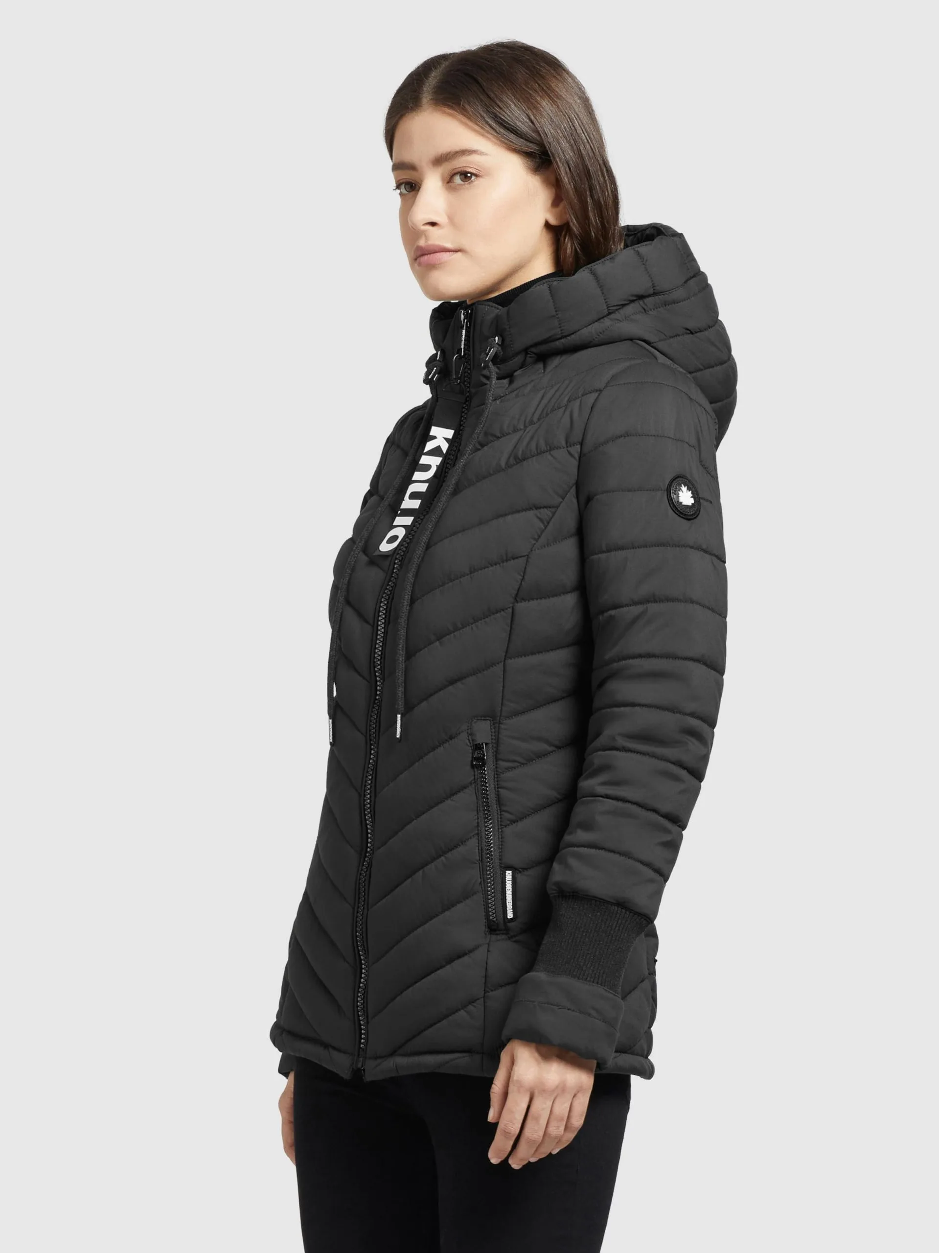 Khujo Winterjassen Winterjas Patt Dames Zwart - Afbeelding 5