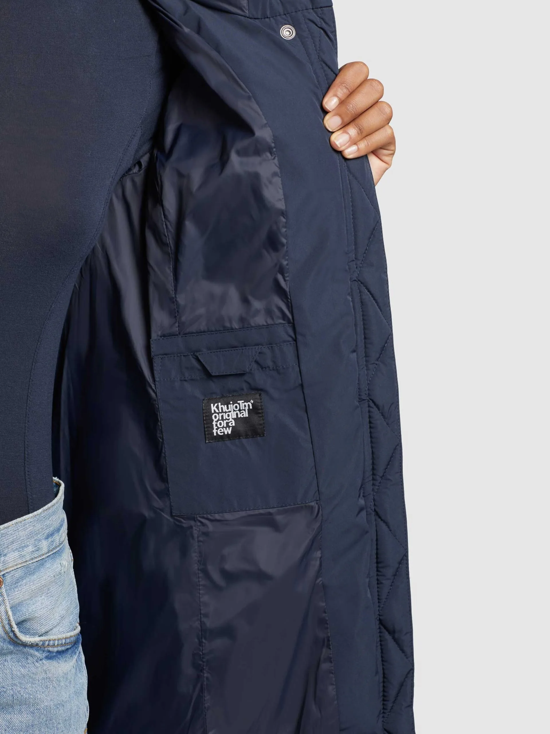 Khujo Wintermantels Wintermantel Gamber Dames Donkerblauw - Afbeelding 8