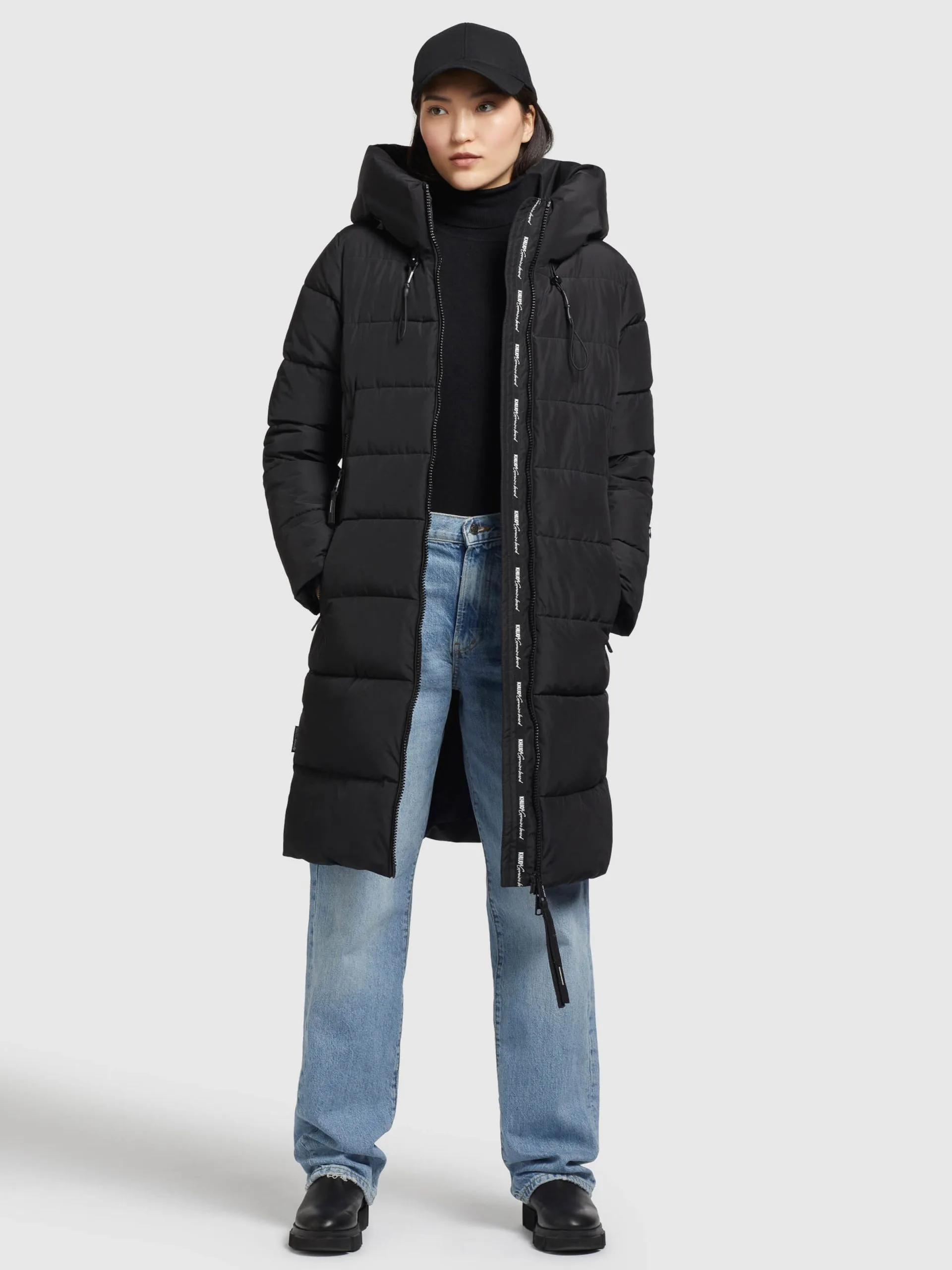 Khujo Wintermantels Wintermantel Jilias Dames Zwart - Afbeelding 6