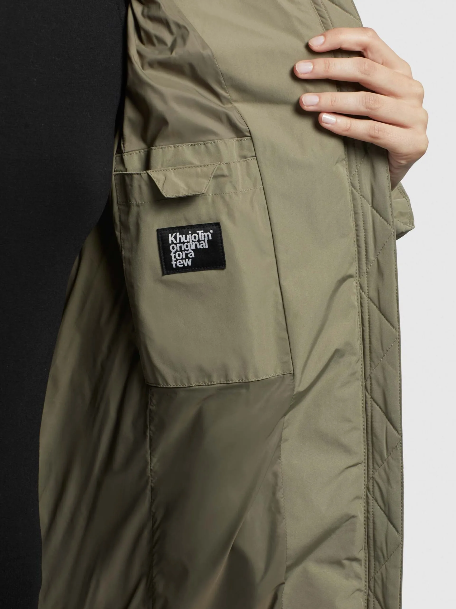 Khujo Wintermantels Wintermantel KLAYD Dames Kaki - Afbeelding 2