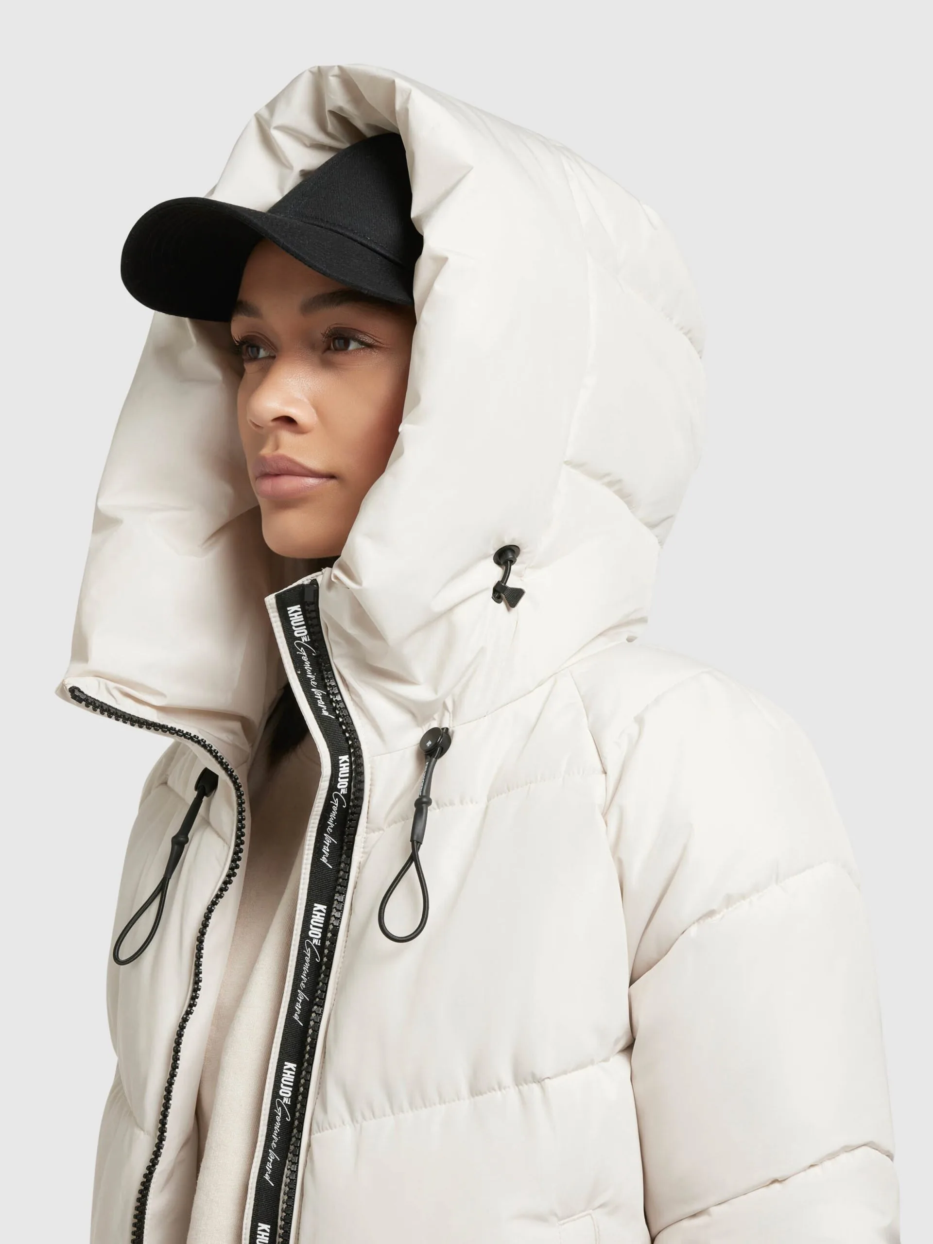 Khujo Winterjassen Winterjas Esila 3 Dames Natuurwit - Afbeelding 7