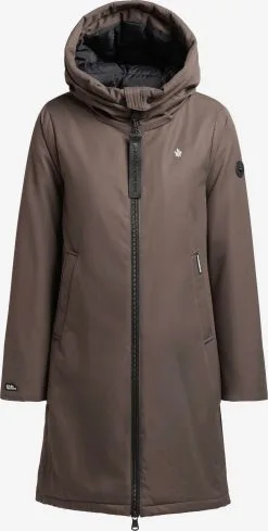 Khujo Tussenmantels Tussenmantel Lisad Dames Mokka