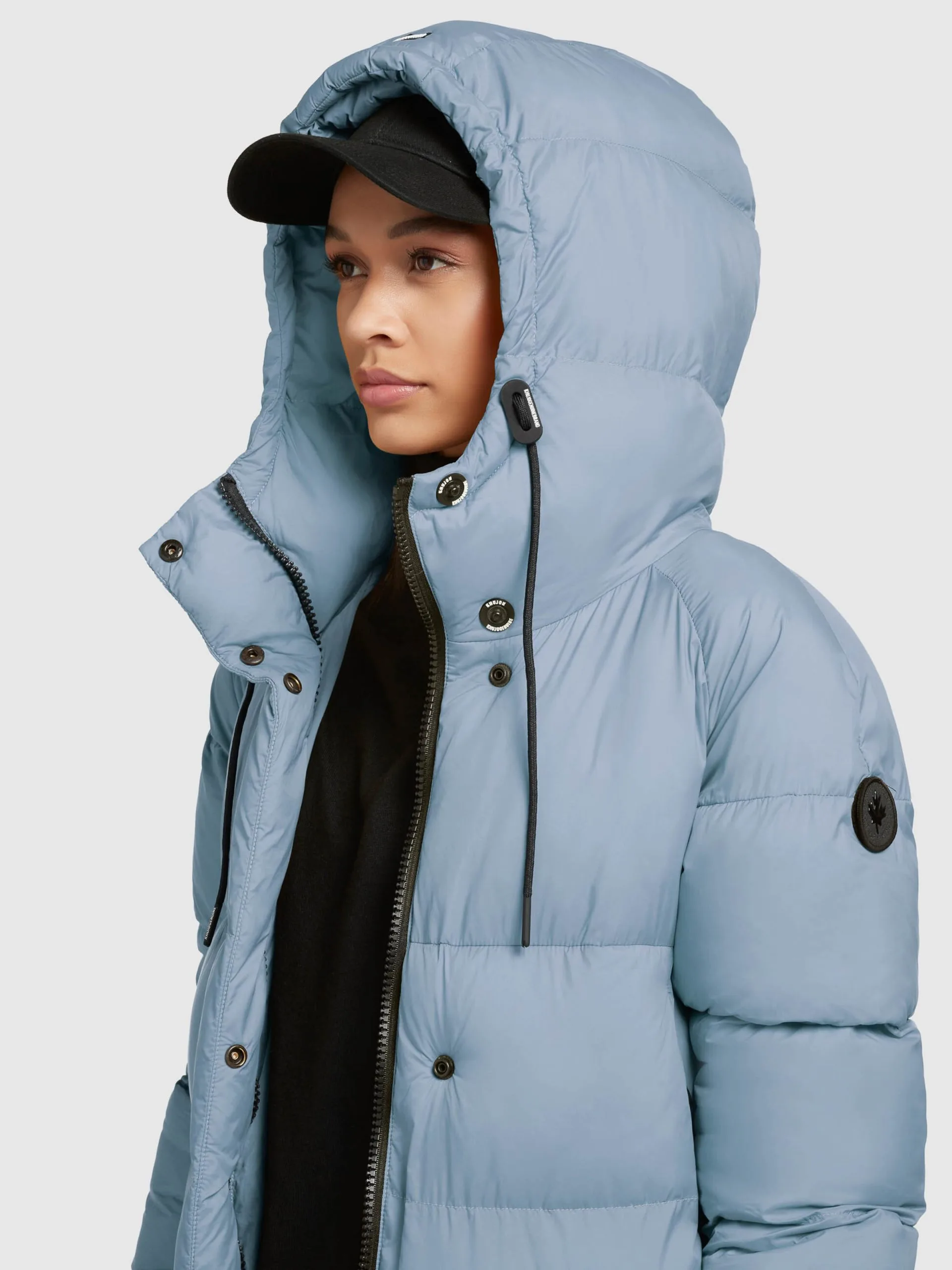 Khujo Wintermantels Wintermantel Dames Lichtblauw - Afbeelding 8