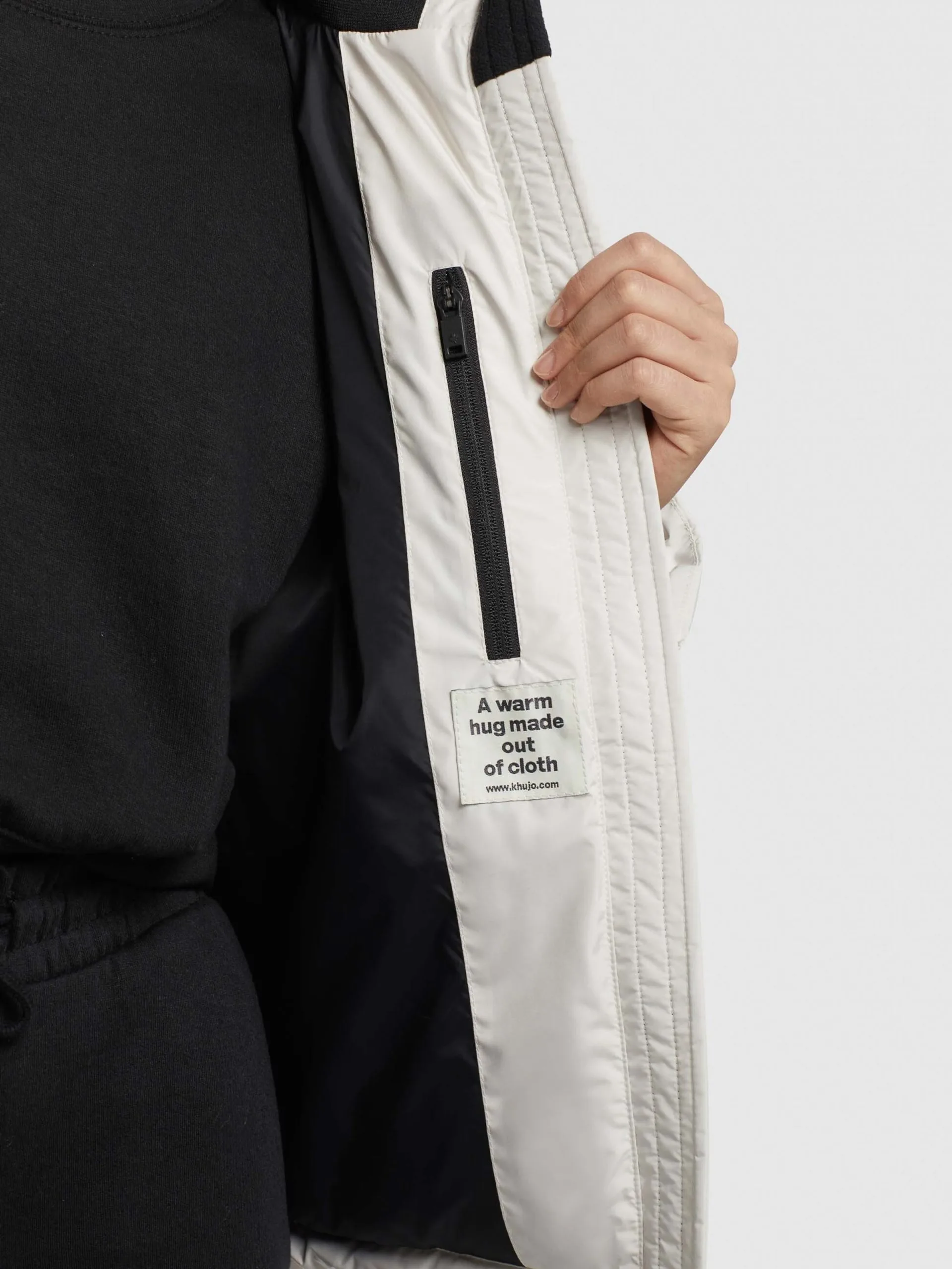 Khujo Winterjassen Winterjas Tuba Dames Offwhite - Afbeelding 8