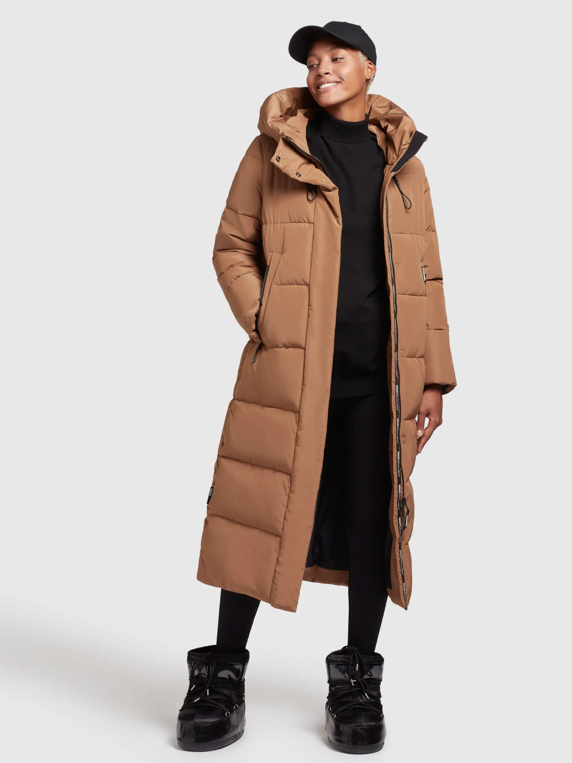 Khujo Wintermantels Wintermantel Soulani Dames Oker - Afbeelding 6