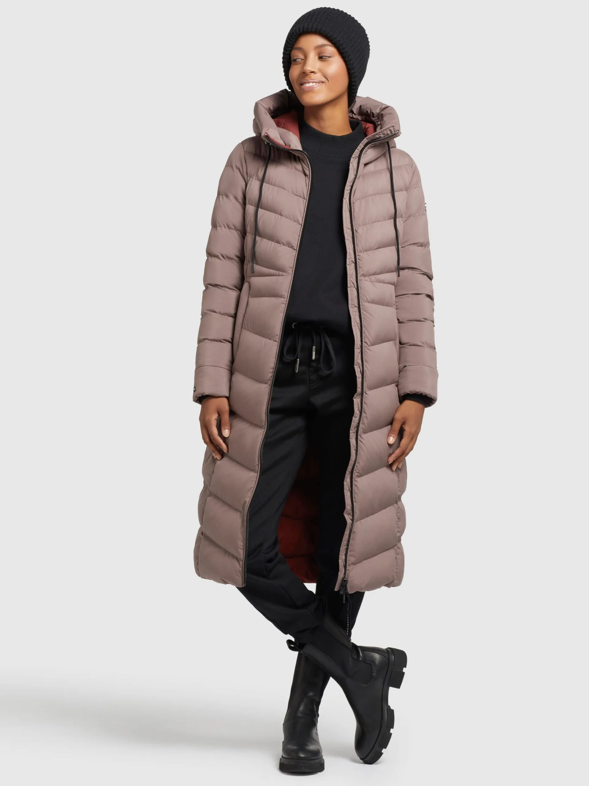 Khujo Wintermantels Wintermantel Ingram2 Dames Taupe - Afbeelding 6