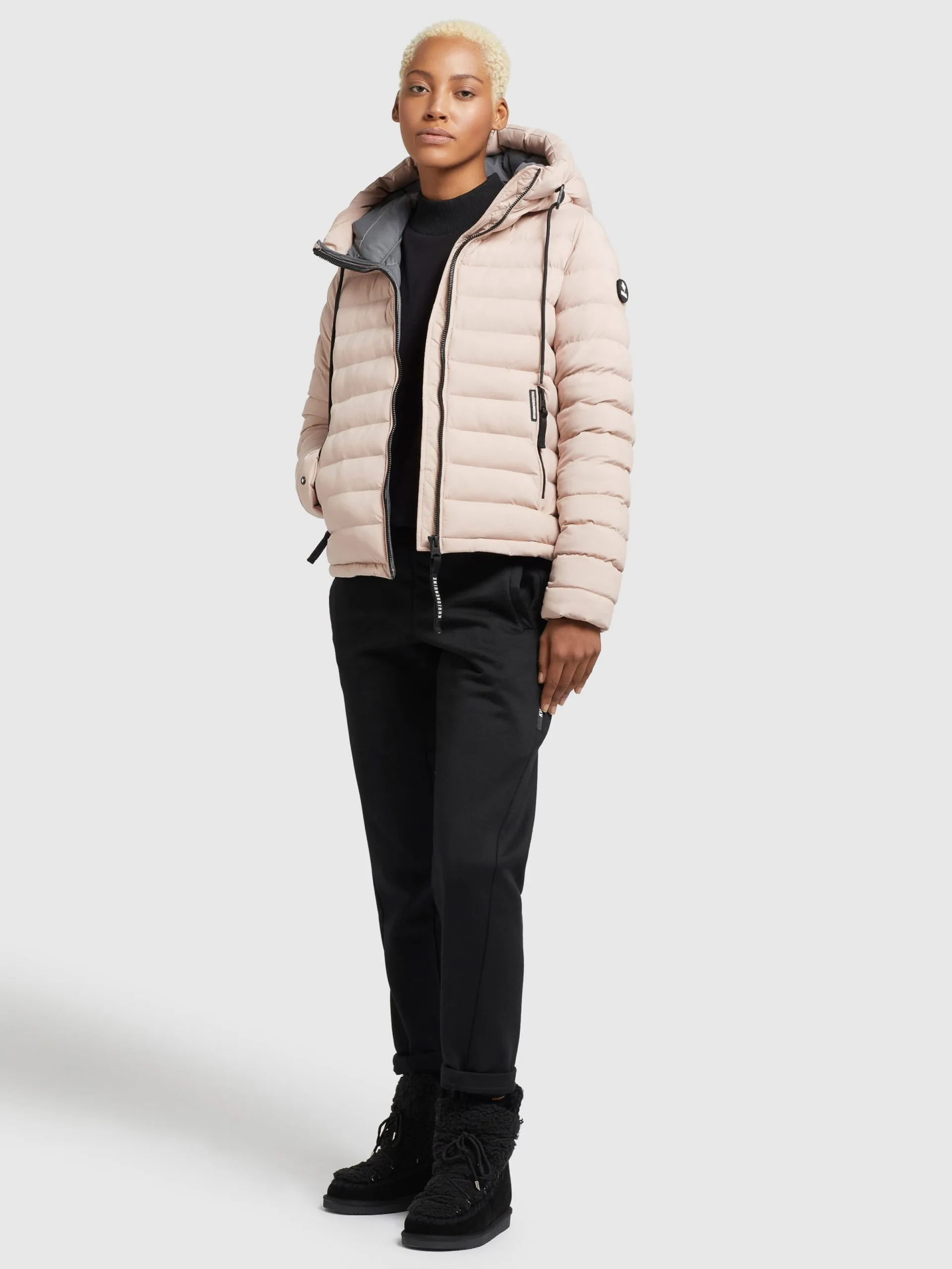 Khujo Tussenjassen Tussenjas Lovina Dames Poederroze - Afbeelding 6