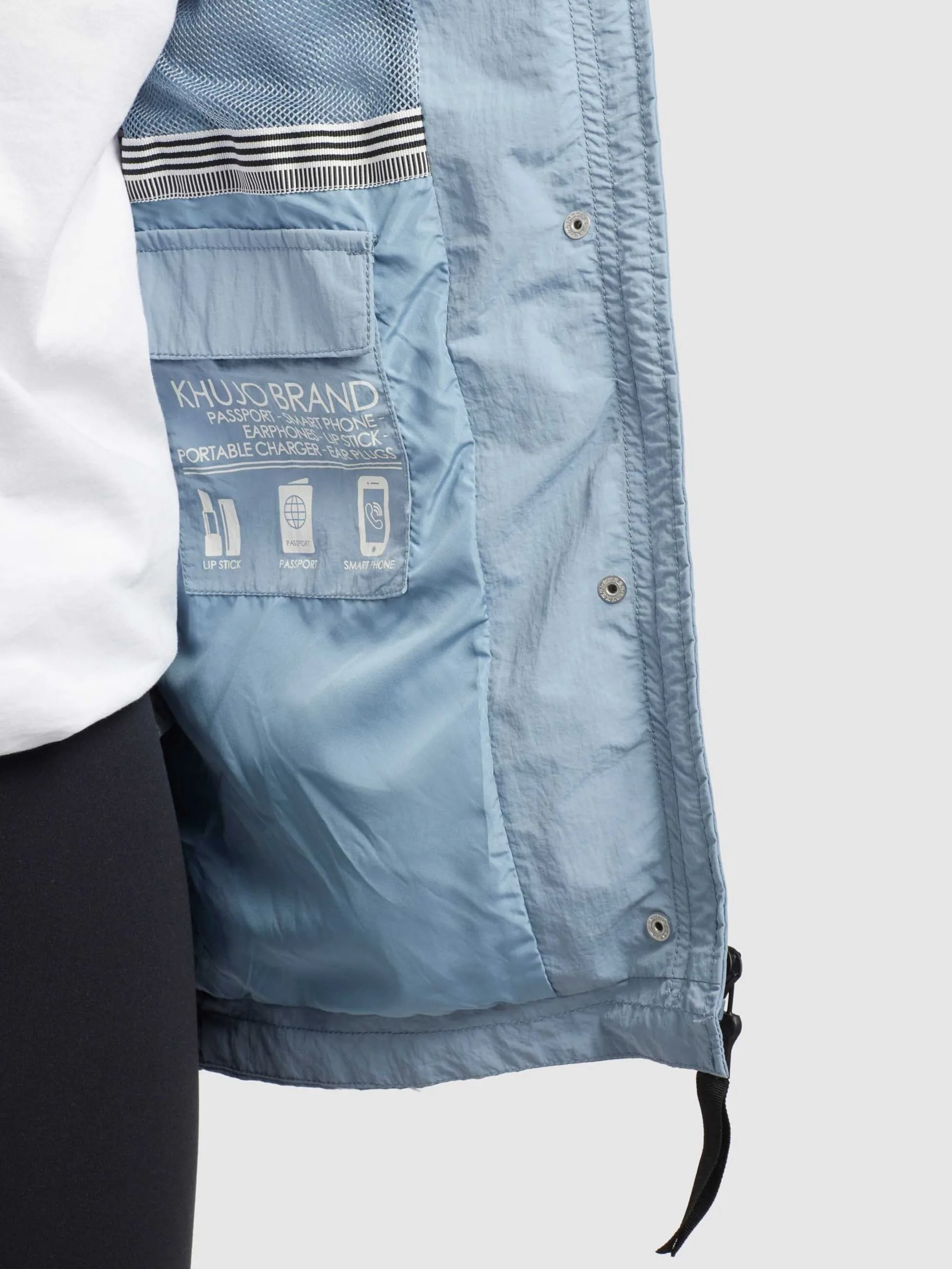 Khujo Tussenjassen Tussenjas CAIMA Dames Lichtblauw - Afbeelding 8