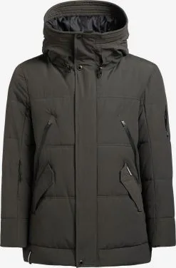 Khujo Winterjassen Winterjas Fank Heren Donkergroen