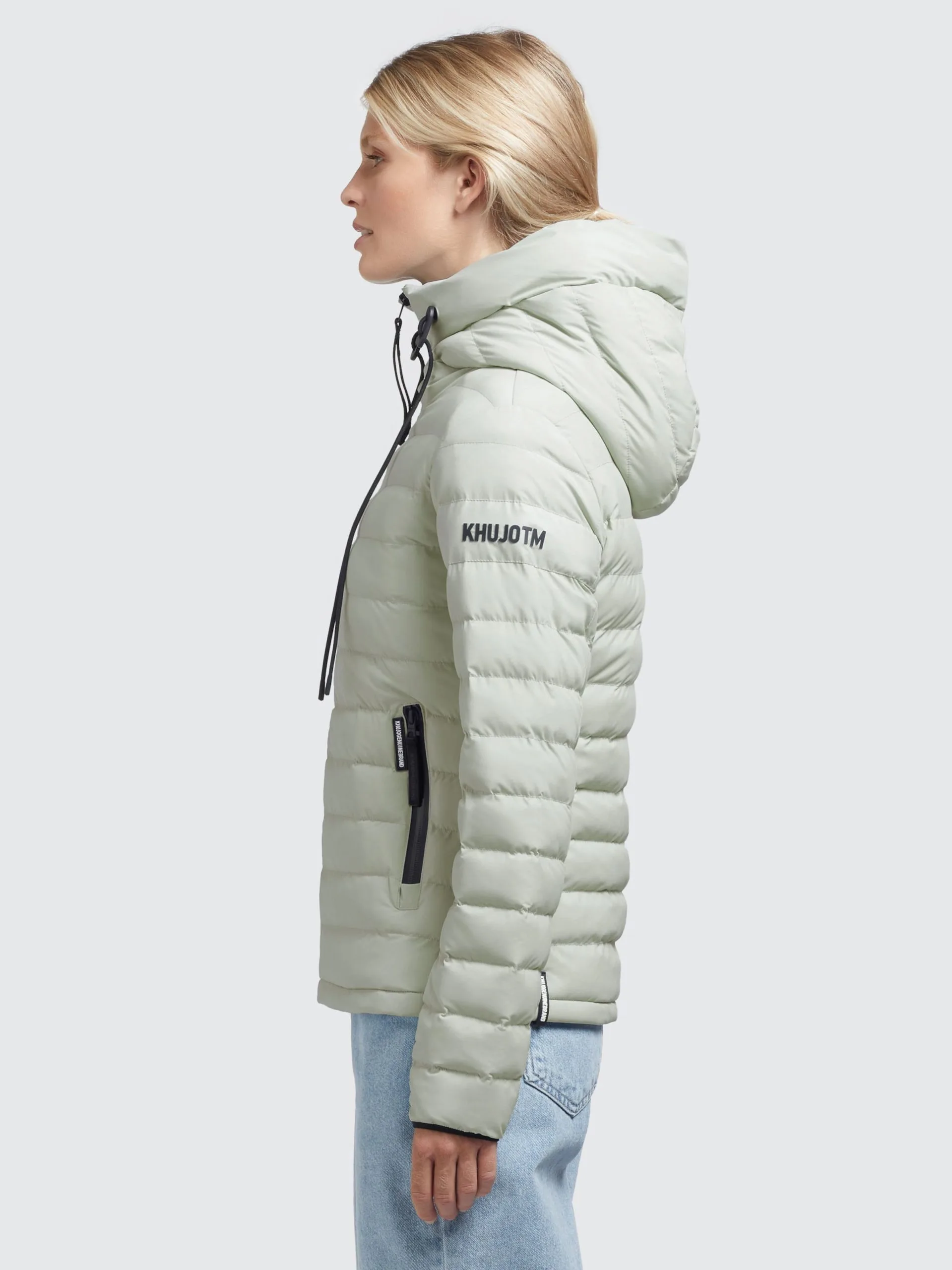 Khujo Tussenjassen Tussenjas LOVINA4 Dames Groen - Afbeelding 5