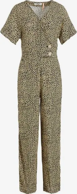 Khujo Lange Jumpsuits Jumpsuit Borgia Dames Zwart