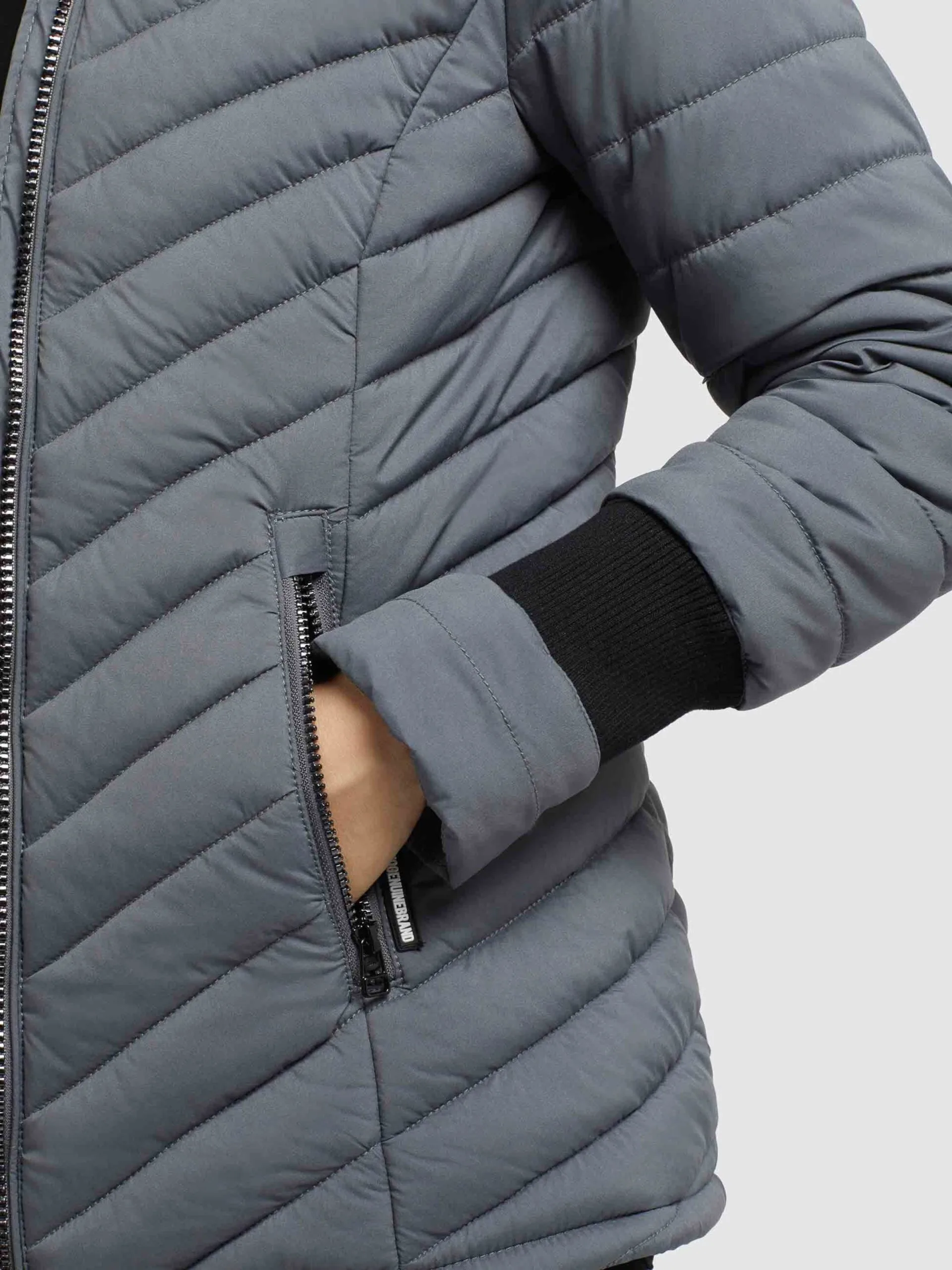 Khujo Winterjassen Winterjas Patt Dames Grijs - Afbeelding 8