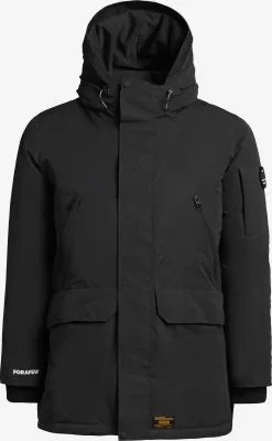 Khujo Winterjassen Winterjas Bates Heren Zwart