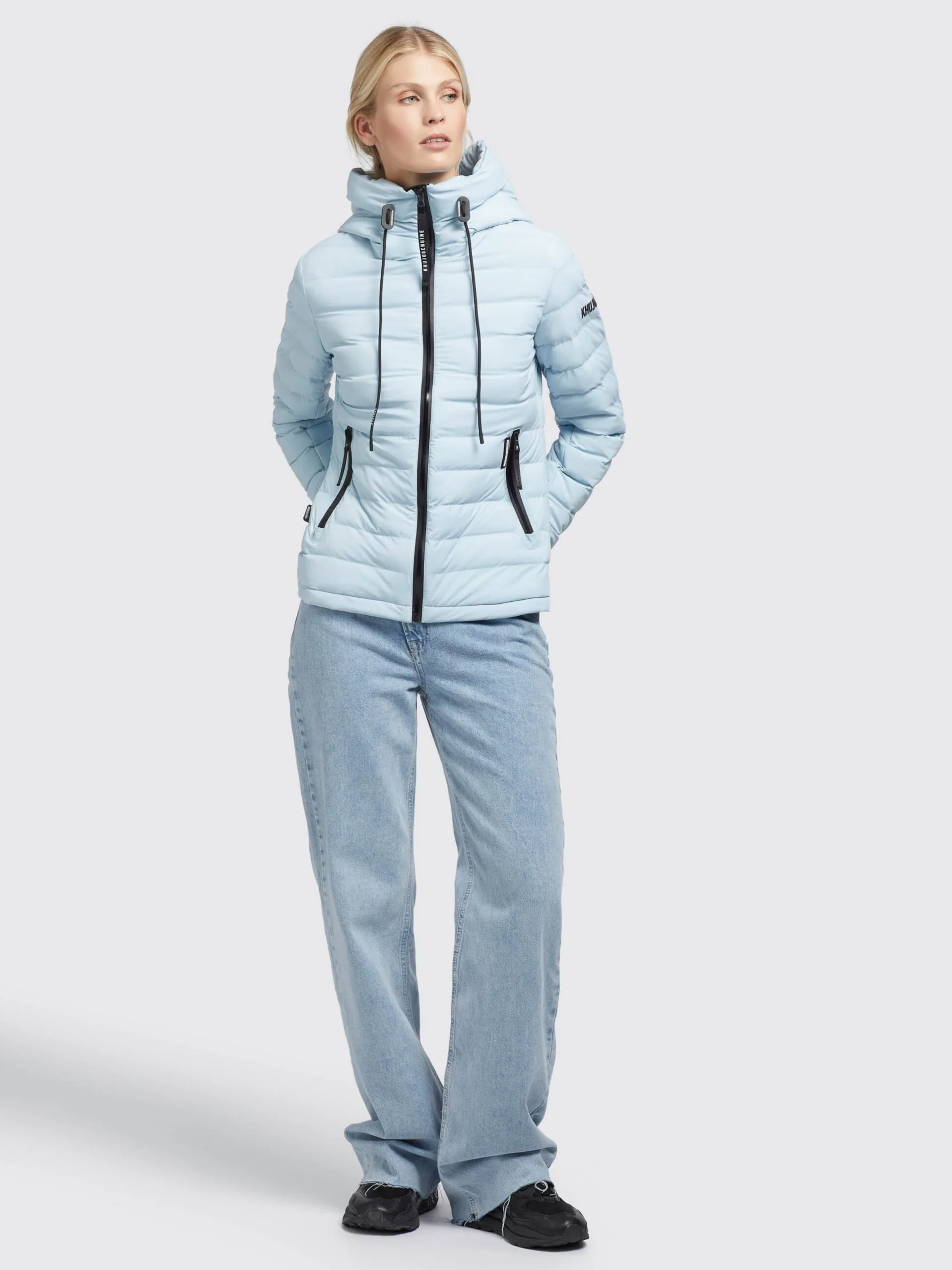 Khujo Tussenjassen Tussenjas LOVINA4 MATT Dames Lichtblauw - Afbeelding 3